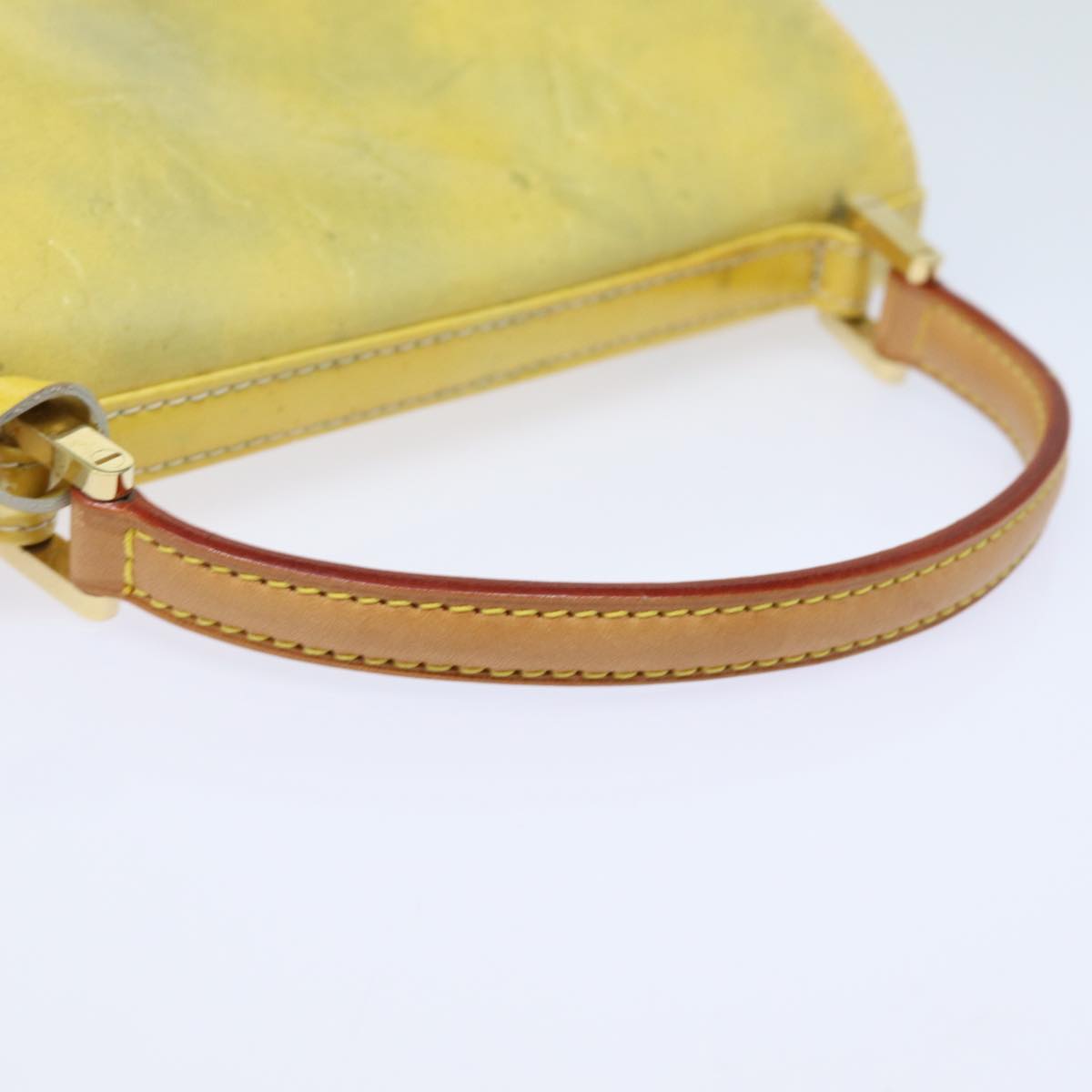 LOUIS VUITTON Monogram Vernis Spring Street Hand Bag Gris M91029 LV 81950