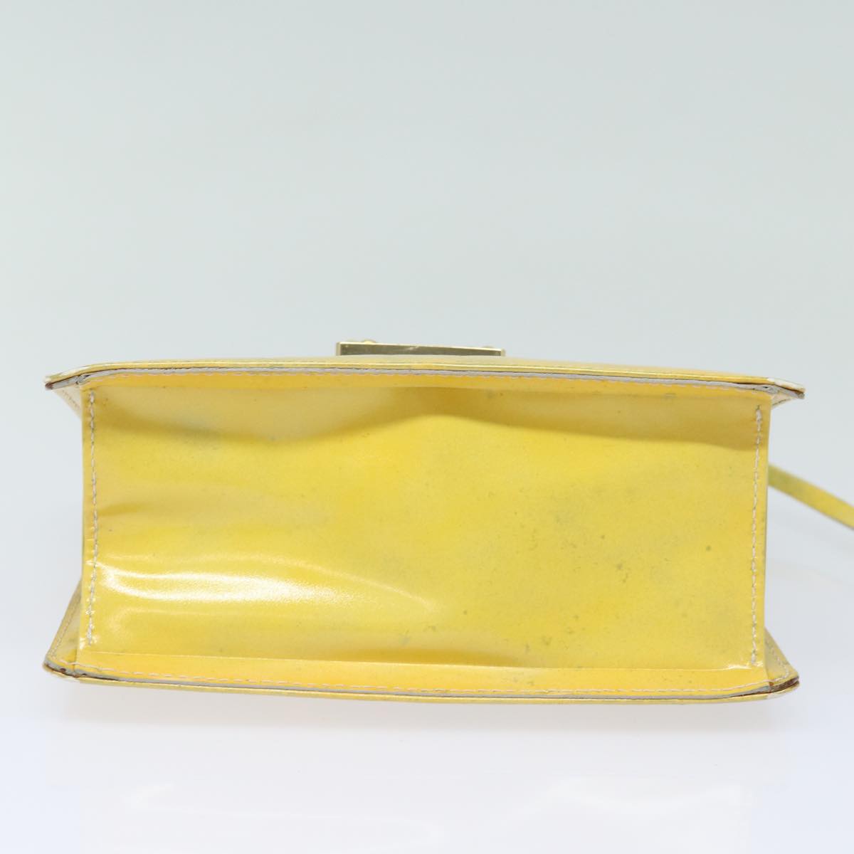 LOUIS VUITTON Monogram Vernis Spring Street Hand Bag Gris M91029 LV 81950