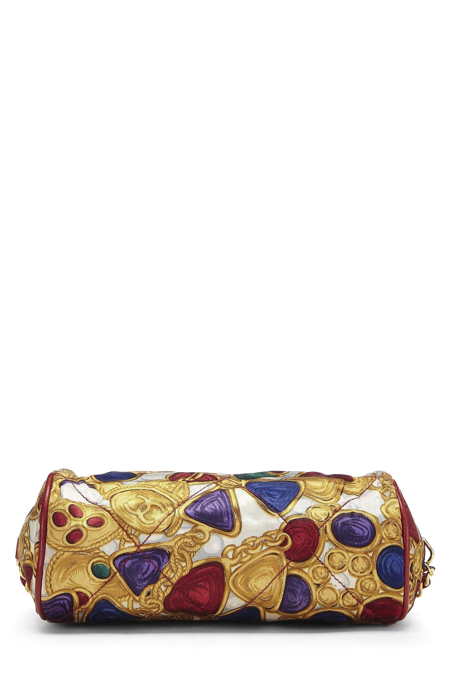 Chanel,  Red Stain Gripoix Barrel Mini Bag, Red