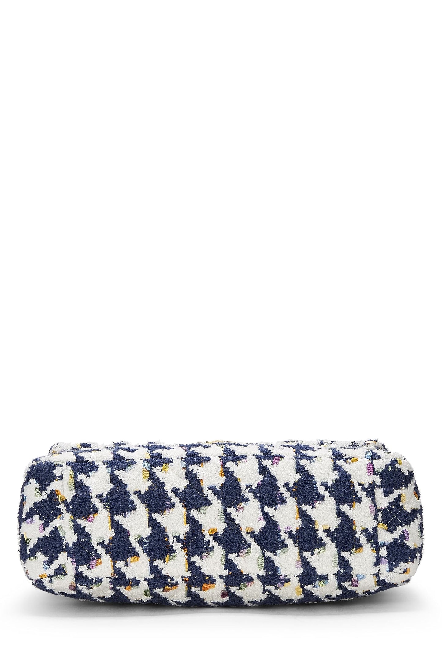 Chanel,  Blue & Multicolor Quilted Tweed 19 Flap Bag Medium, Multi