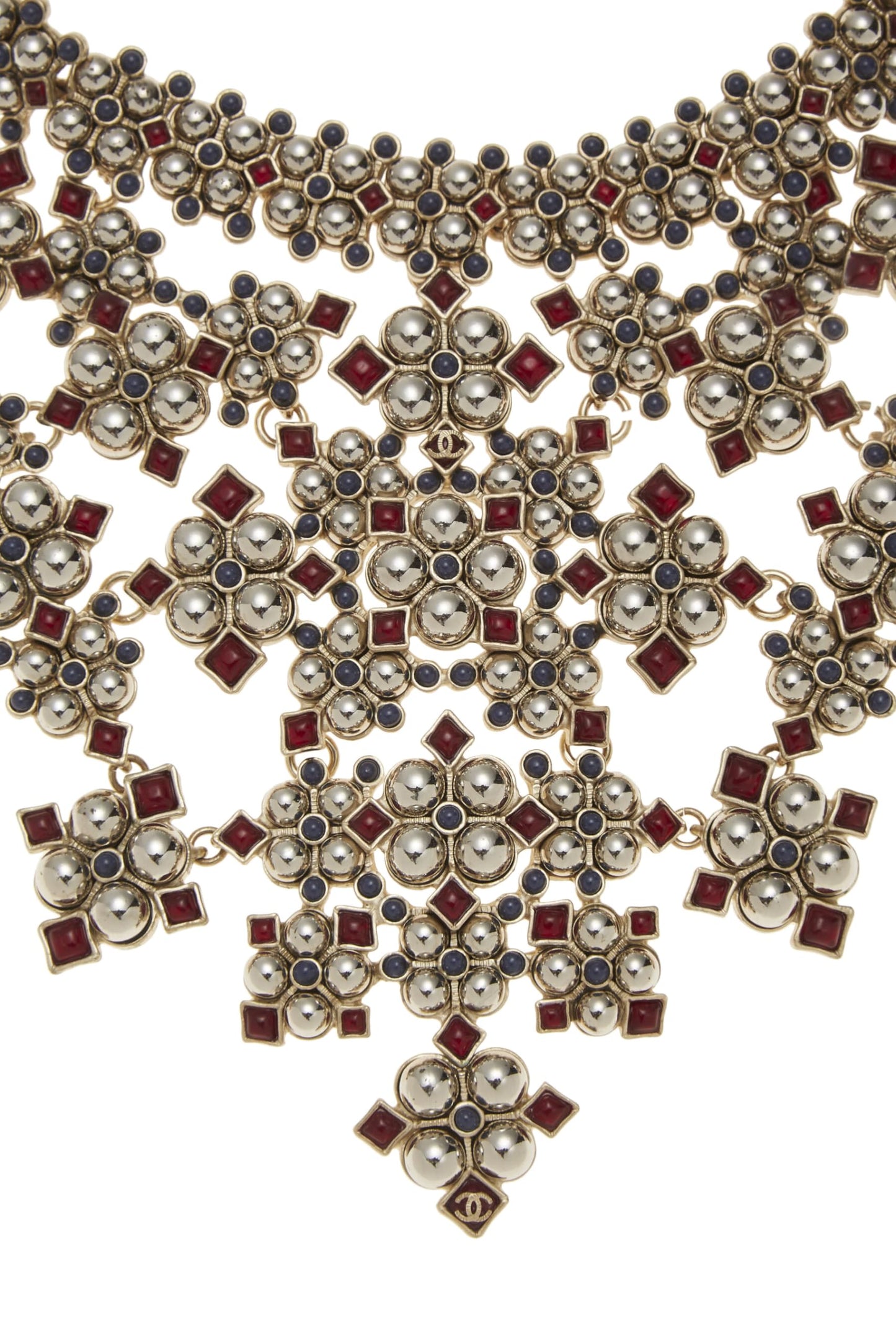 Chanel,  Multicolor Gripoix Statement Necklace, Multi