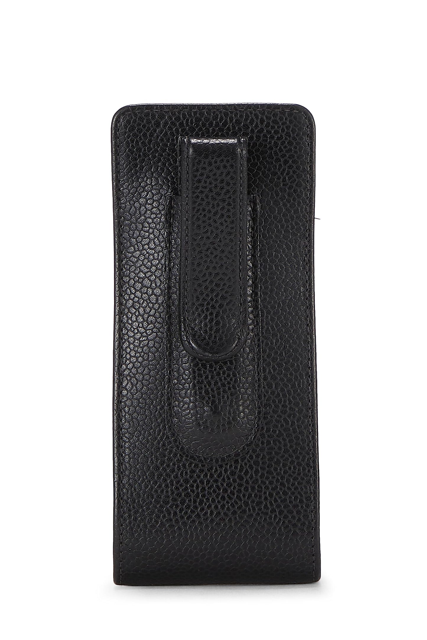 Chanel  Black Caviar Case, Black