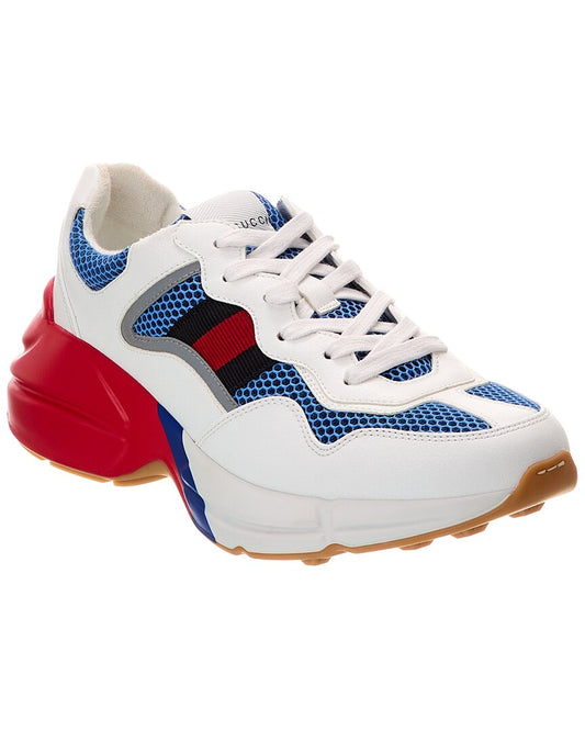 Gucci Leather & Mesh Sneaker