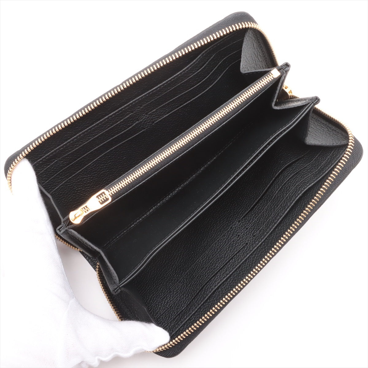Louis Vuitton Monogram Amplant  Wallet M61864 Noneir Round Zip Wallet