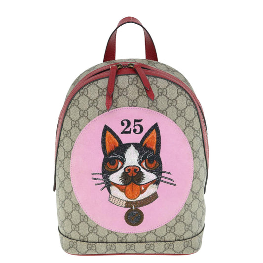 Gucci Gg Supreme  Canvas Backpack Bag ()