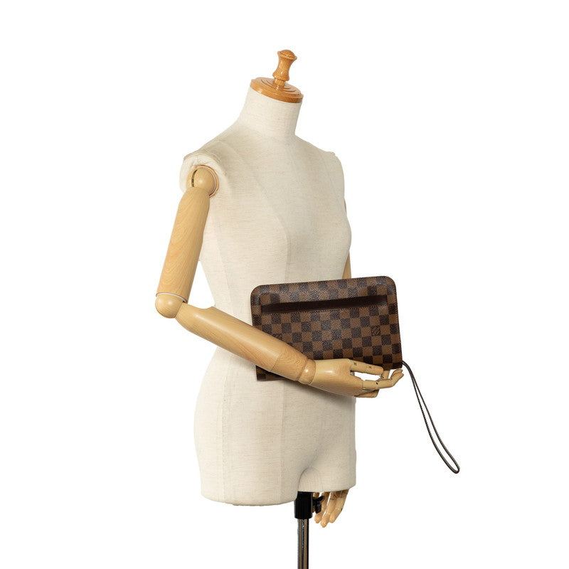 Louis Vuitton Louis Vuitton N51993 Brown PVC Leather Men Louis Vuitton