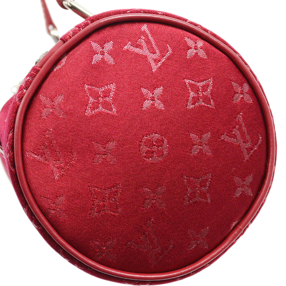 Louis Vuitton 2002 Red Monogram Satin Little Papillon M92353