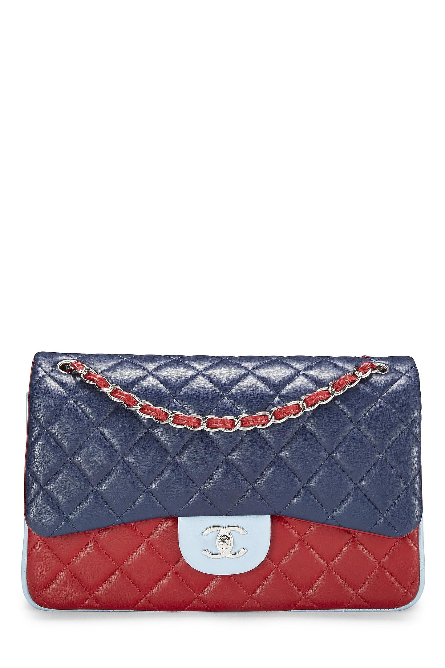 Chanel,  Multicolor Quilted Lambskin New Classic Double Flap Jumbo, Multi