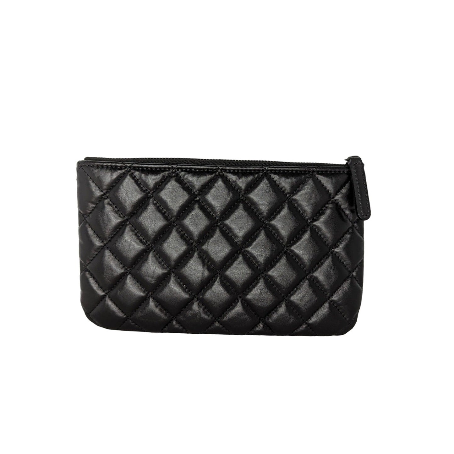 Luxury Chanel bag Black Aged Calfskin O Case 2.55 Reissue Pouch