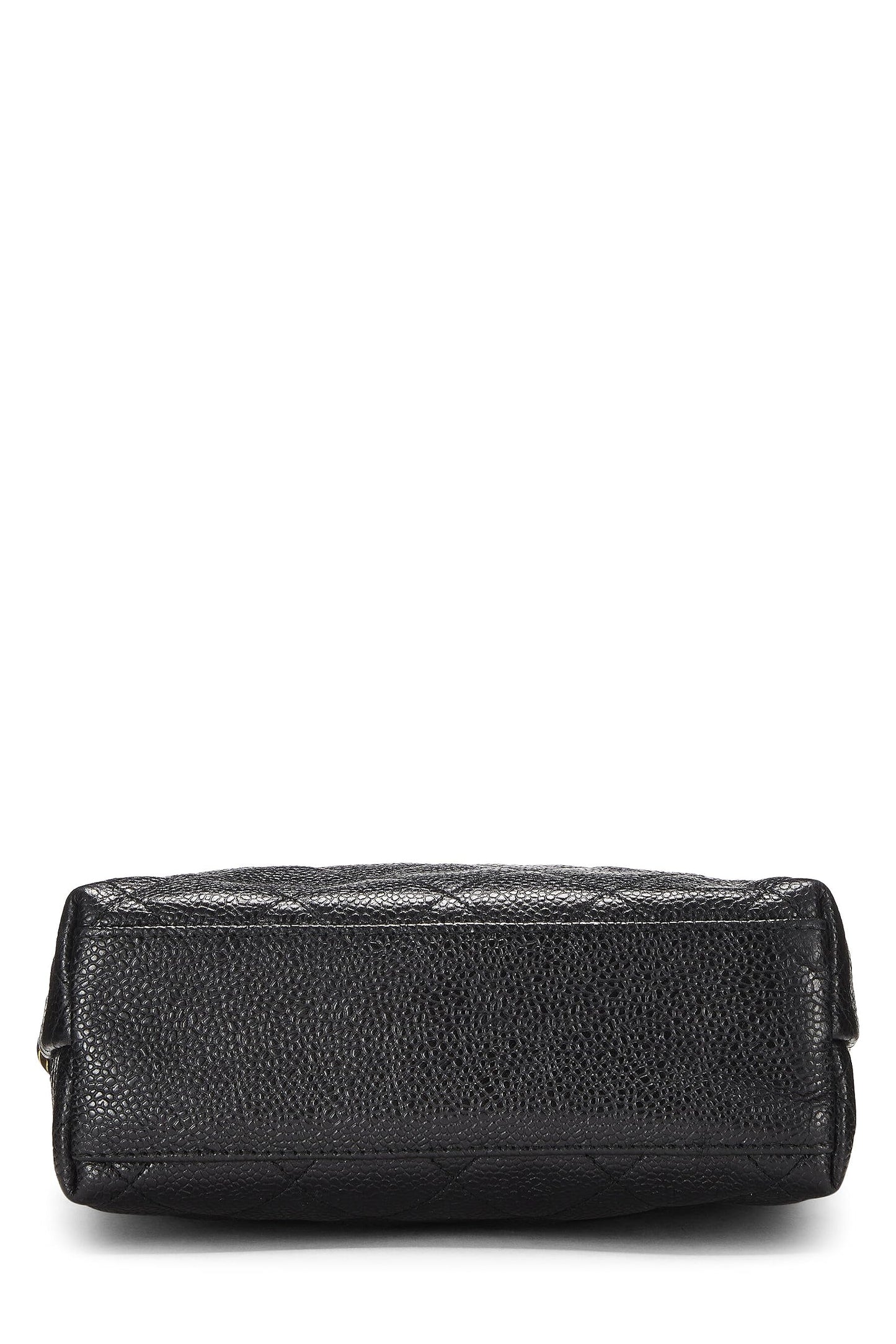 Chanel,  Black Caviar Shoulder Bag, Black