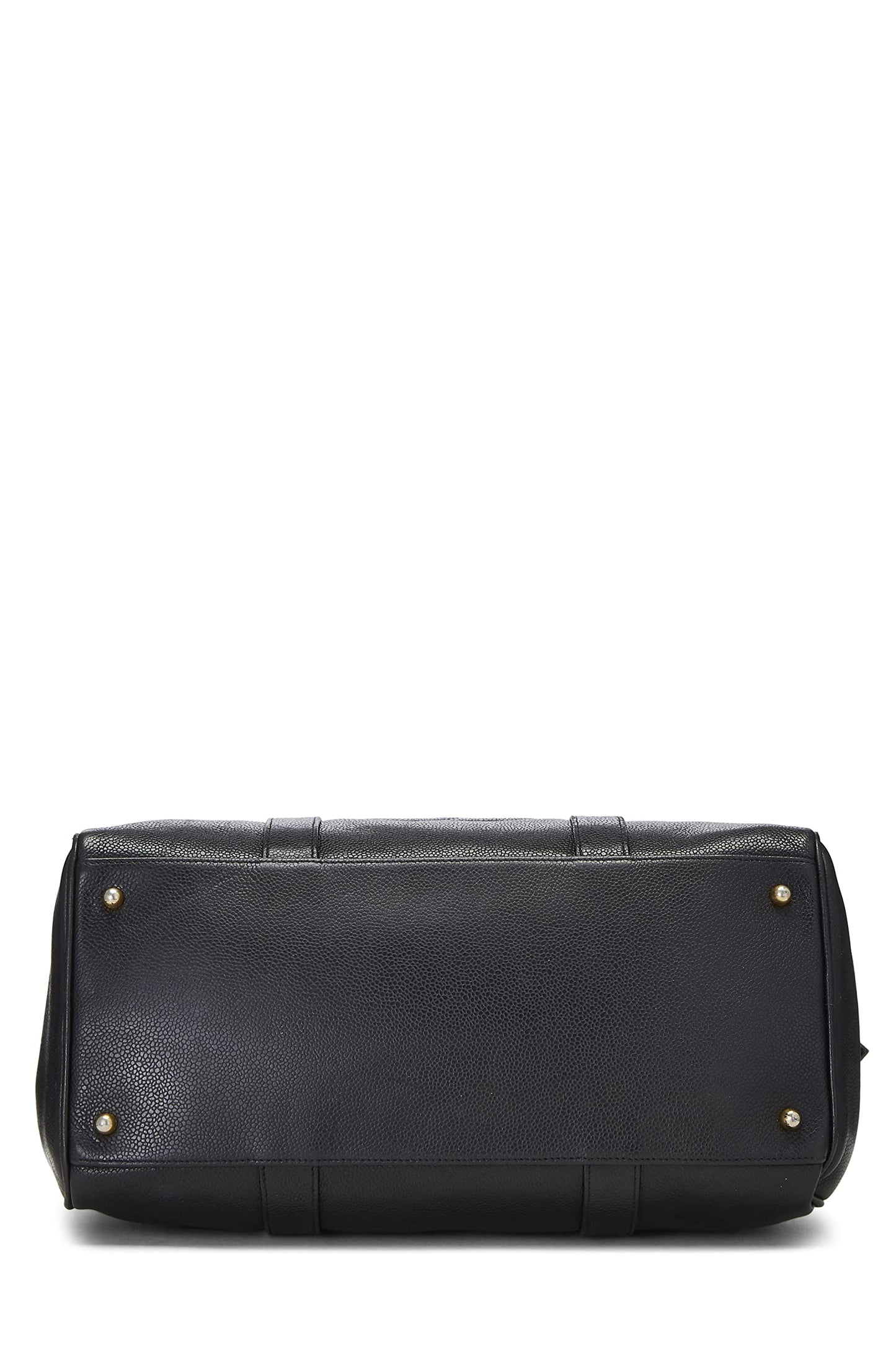 Chanel,  Black Caviar Boston Small, Black
