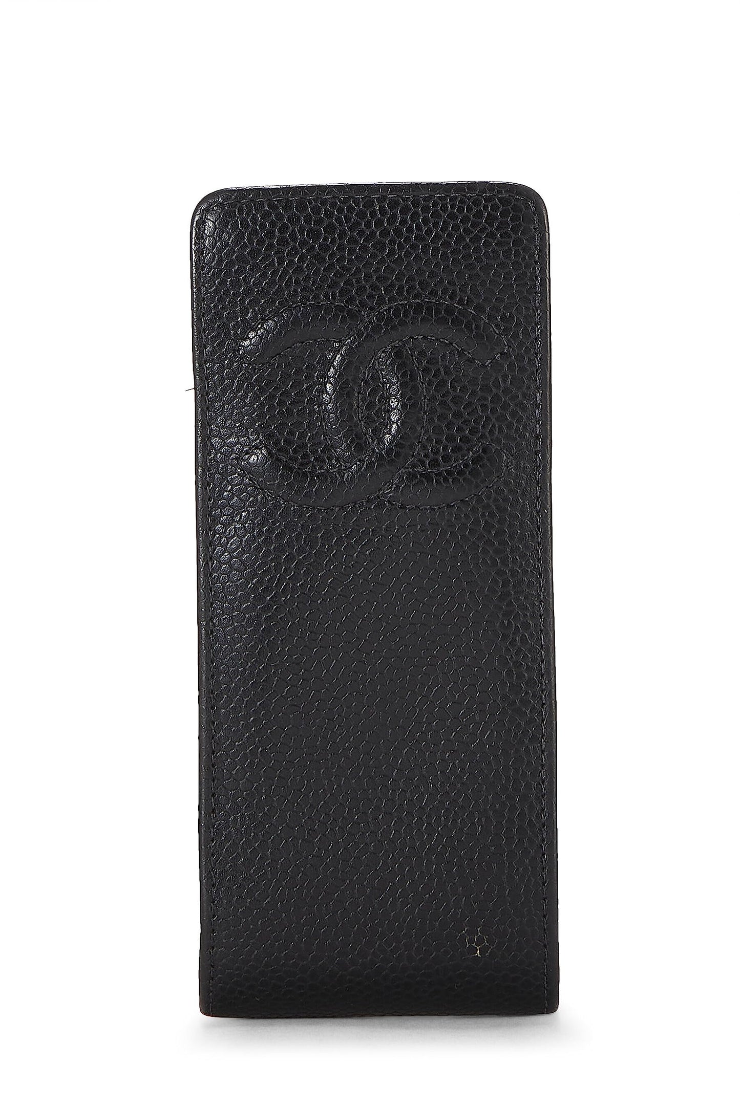 Chanel  Black Caviar Case, Black