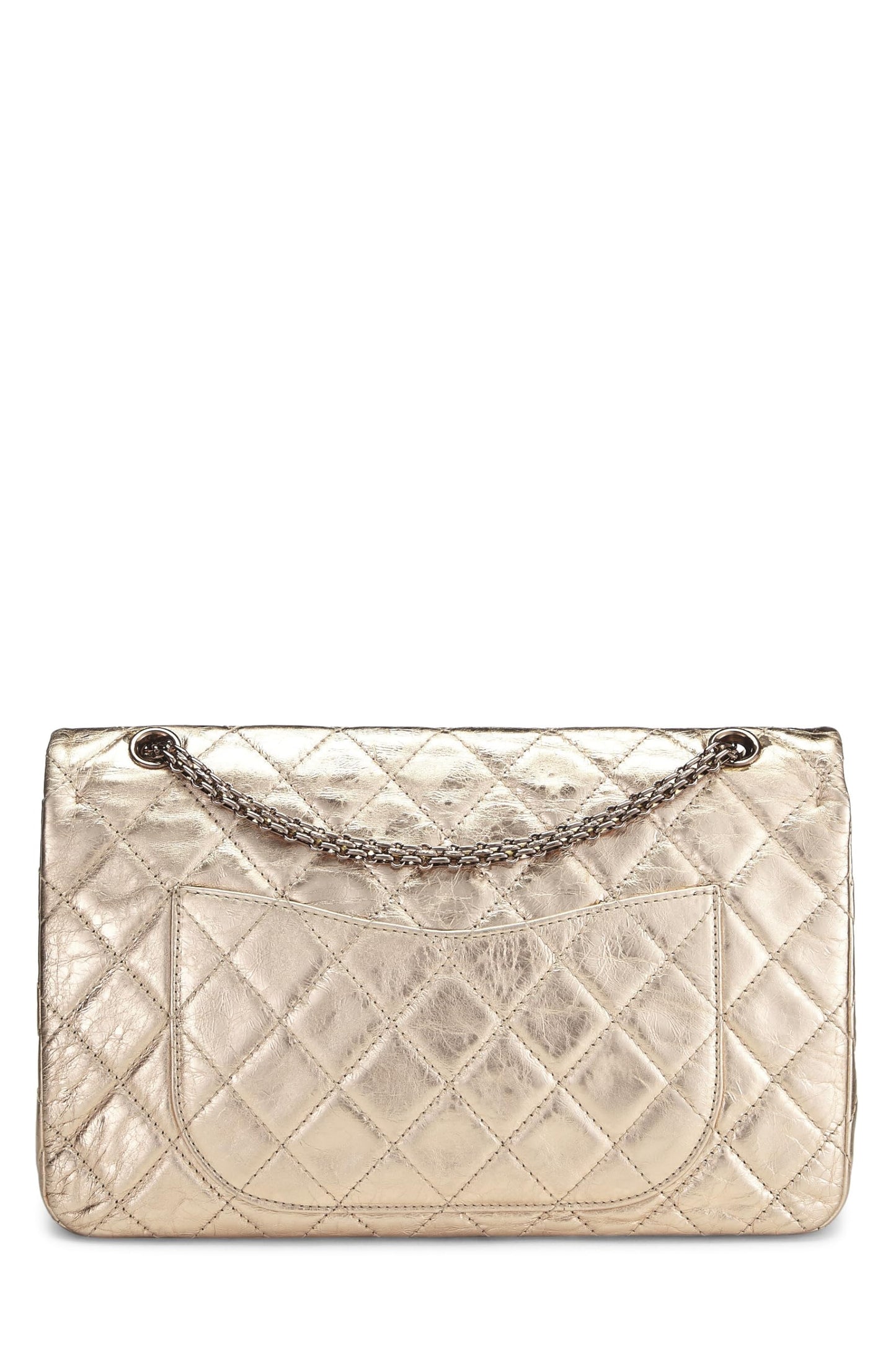 Chanel,  Gold Quilted Lambskin 2.55 Reissue Flap 227, Gold