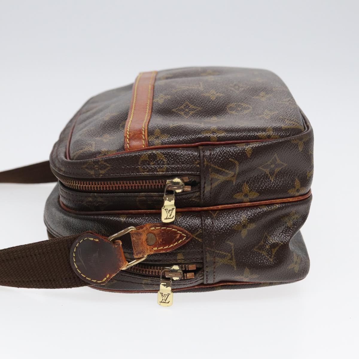 LOUIS VUITTON Monogram Reporter PM Shoulder Bag M45254 LV 82003