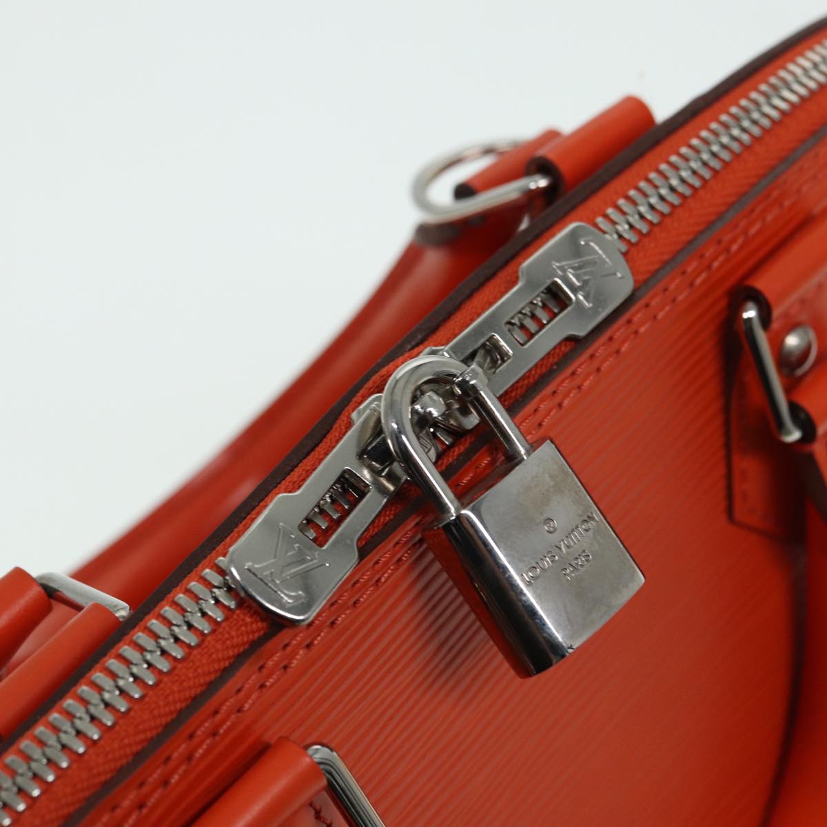 LOUIS VUITTON Epi Alma PM Hand Bag Orange Pimon M40623 LV 82018
