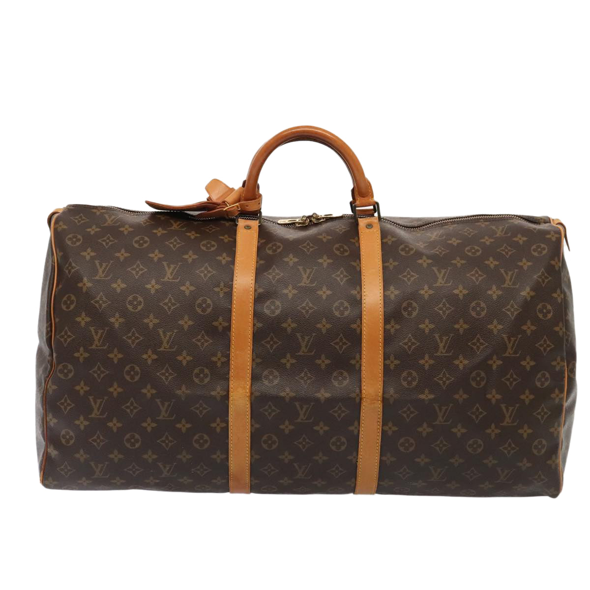 LOUIS VUITTON Monogram Keepall 60 Boston Bag M41422 LV 82036