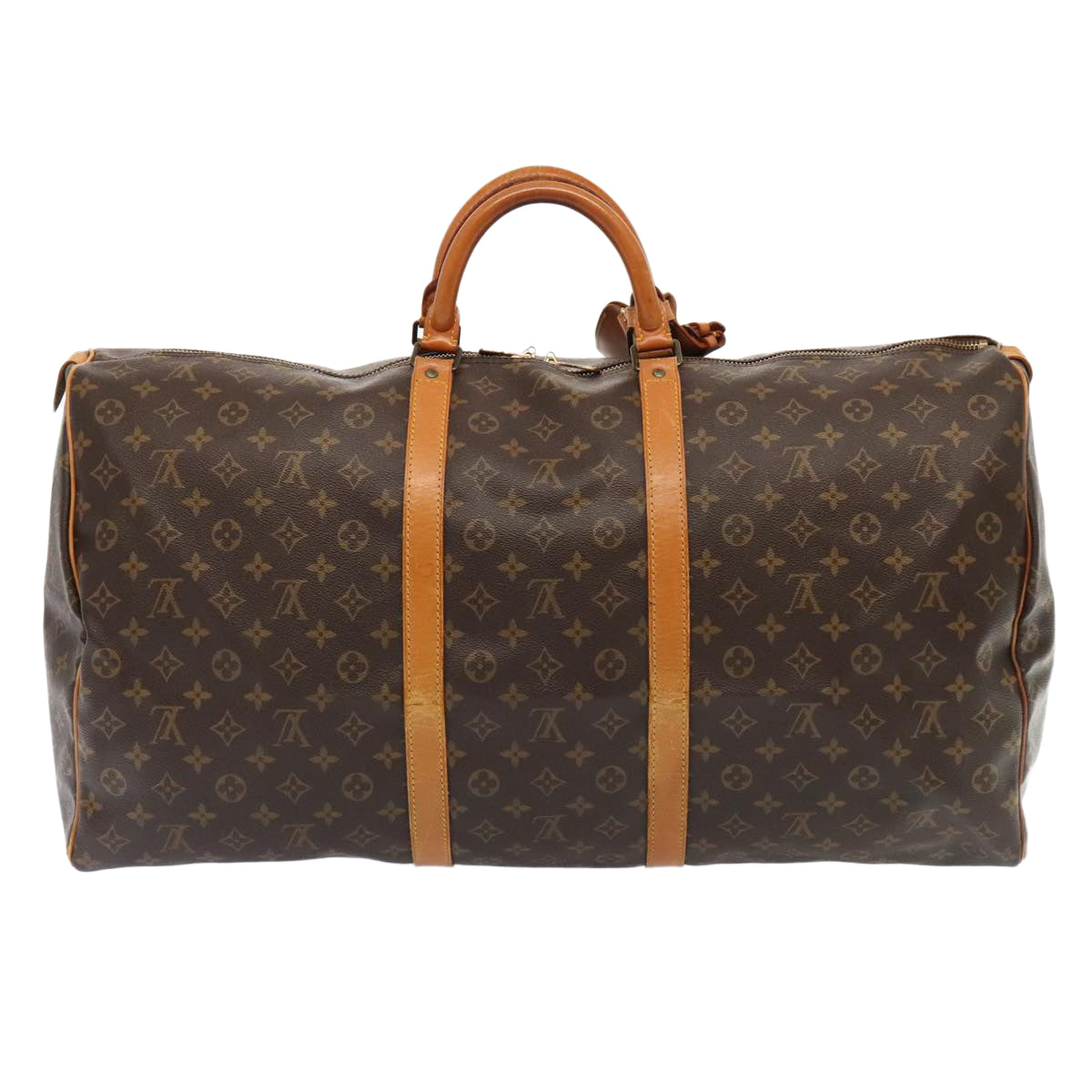 LOUIS VUITTON Monogram Keepall 60 Boston Bag M41422 LV 82036