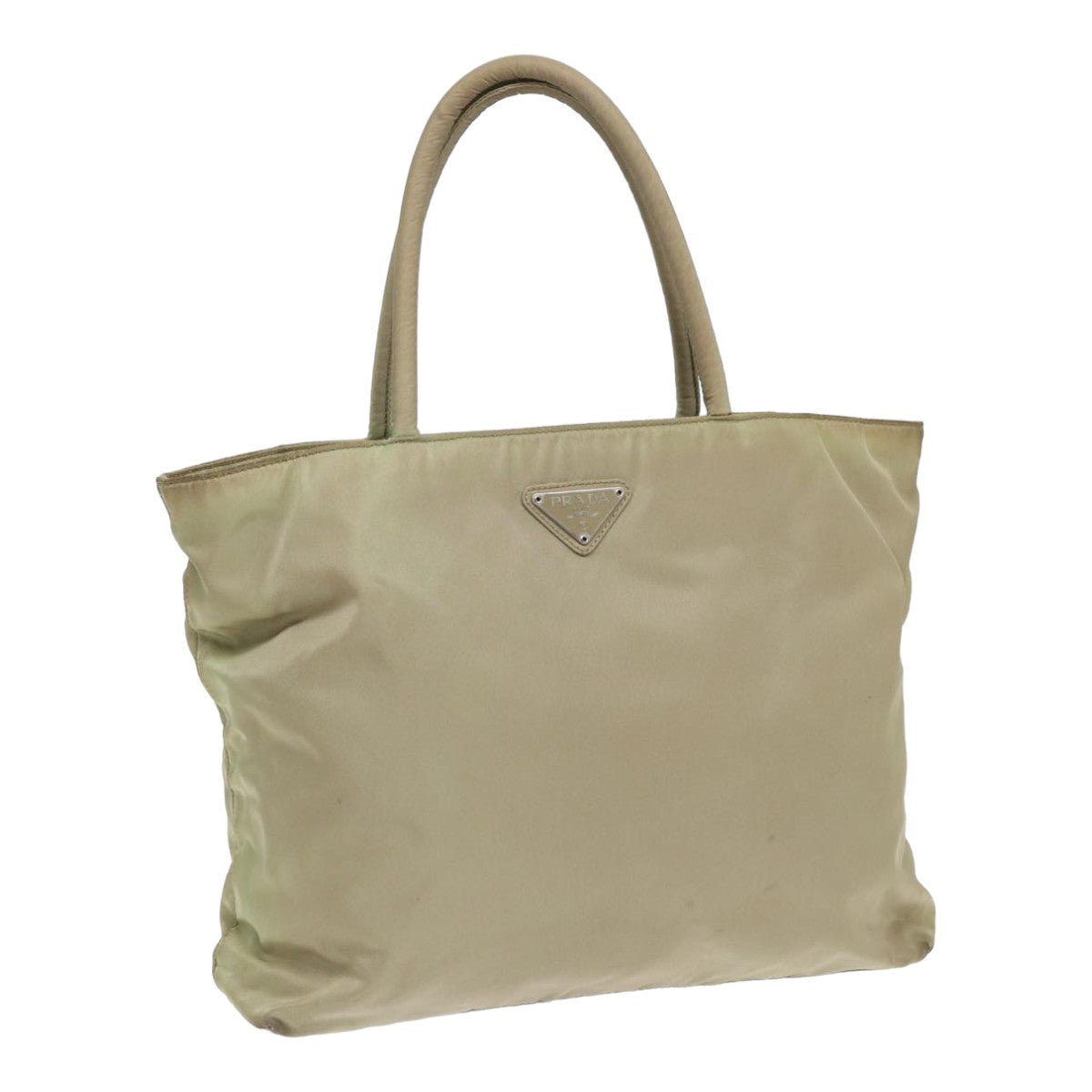 Luxury Prada Tote Bag Nylon Cream  82037