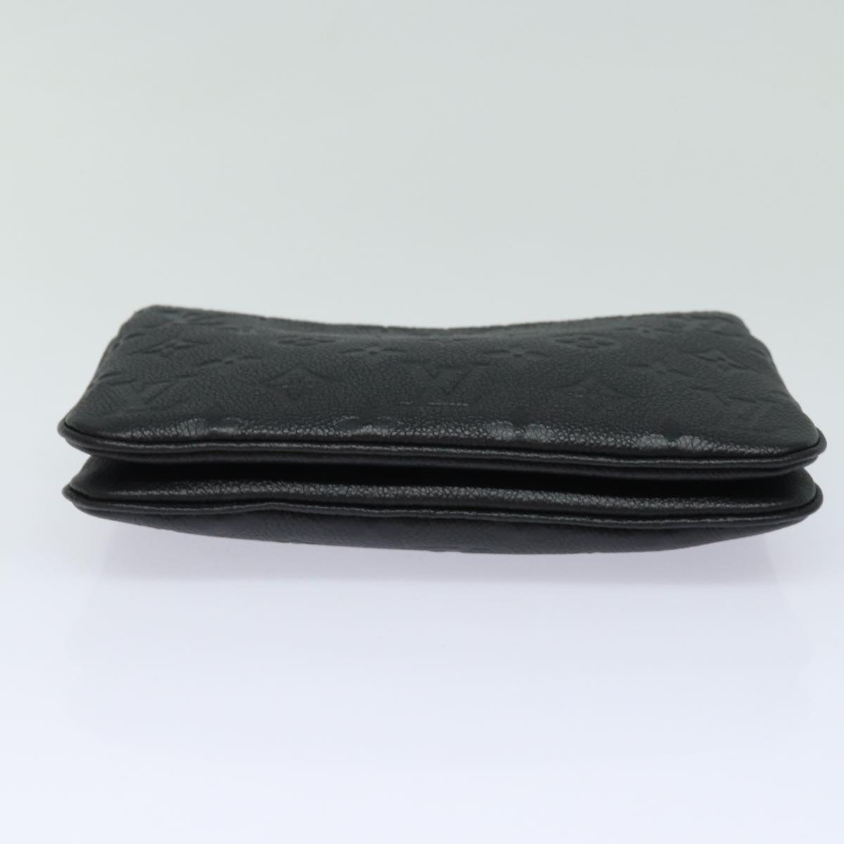 LOUIS VUITTON Monogram Empreinte Pochette Double Zip Bag M68568 LV 82076S