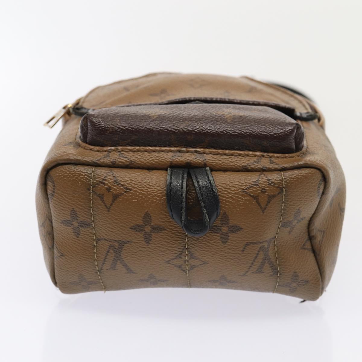 LOUIS VUITTON Monogram Reverse Palm Springs MINI Backpack M44872 LV 82123