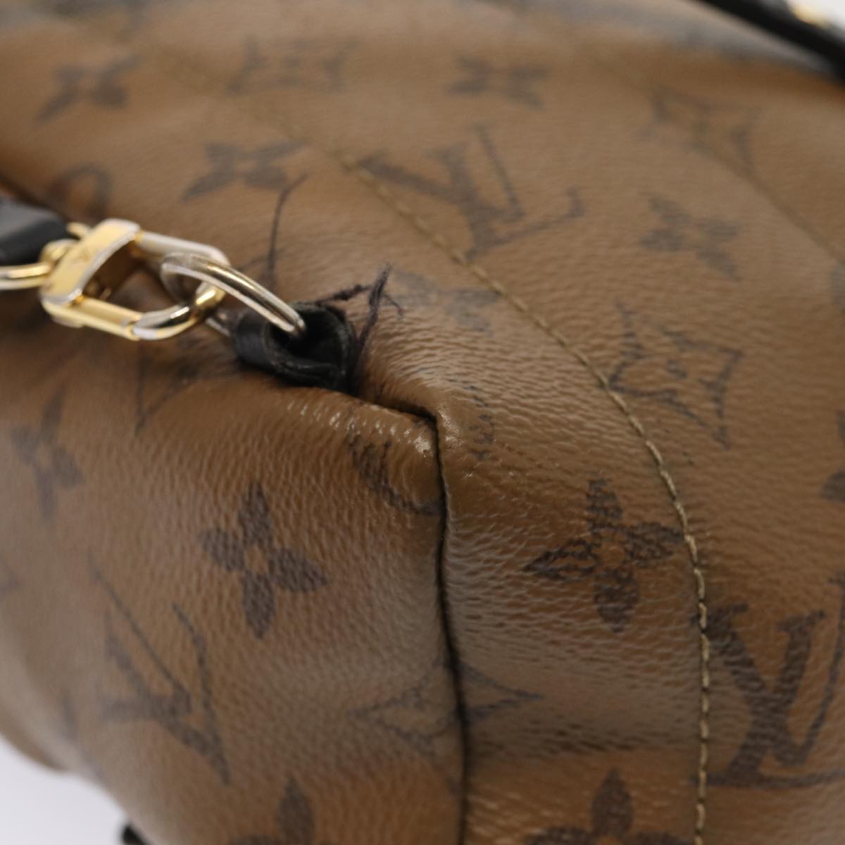 LOUIS VUITTON Monogram Reverse Palm Springs MINI Backpack M44872 LV 82123