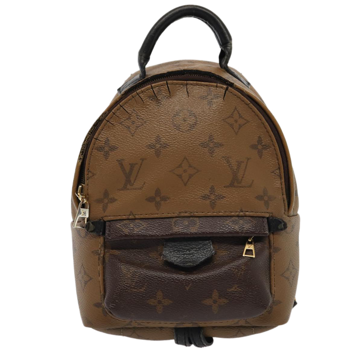 LOUIS VUITTON Monogram Reverse Palm Springs MINI Backpack M44872 LV 82123