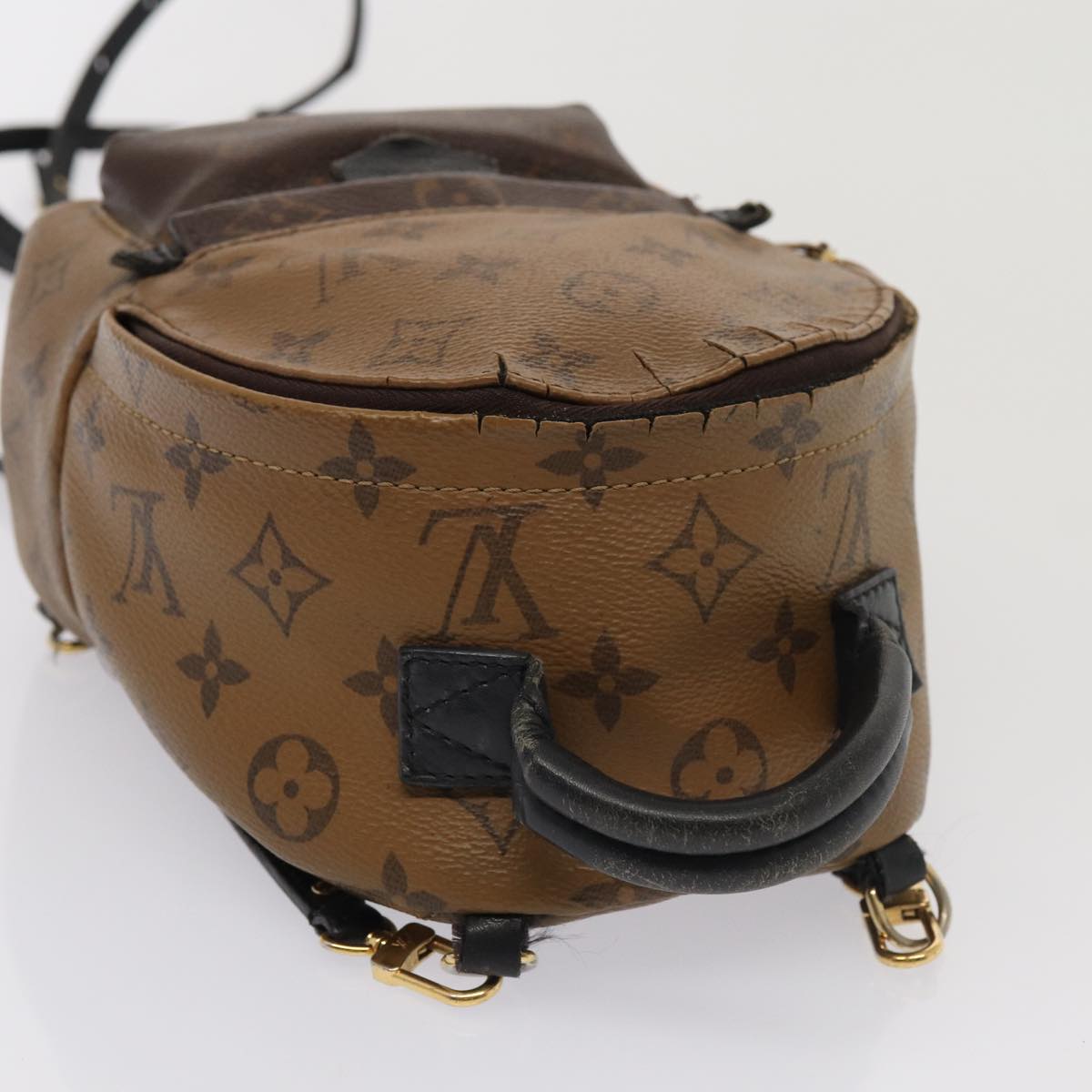 LOUIS VUITTON Monogram Reverse Palm Springs MINI Backpack M44872 LV 82123
