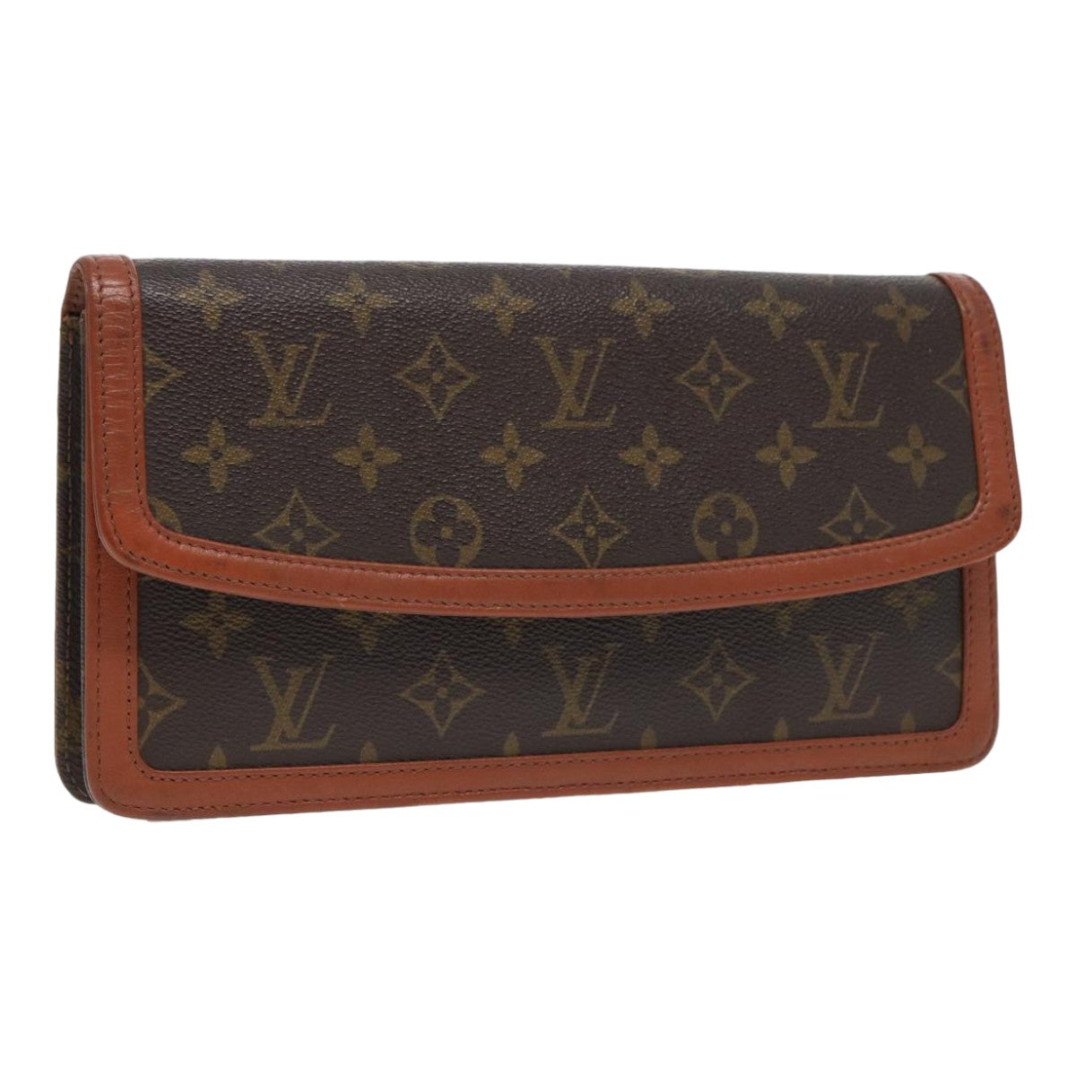 LOUIS VUITTON Monogram Pochette Dam PM Clutch Bag M51812 LV 82128