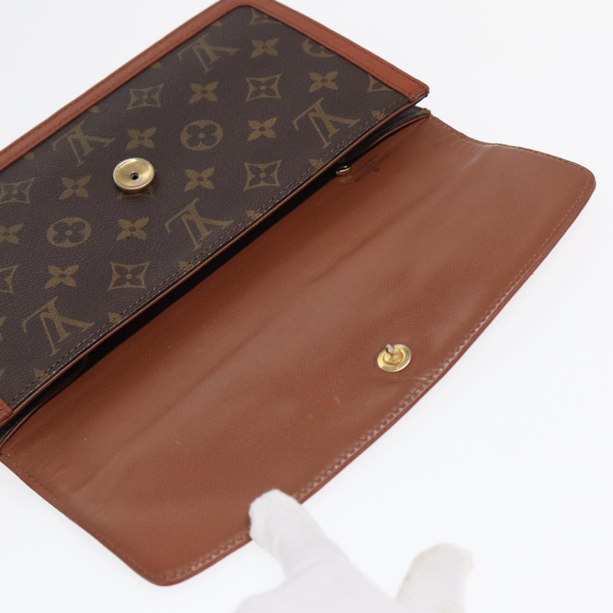 LOUIS VUITTON Monogram Pochette Dam PM Clutch Bag M51812 LV 82128