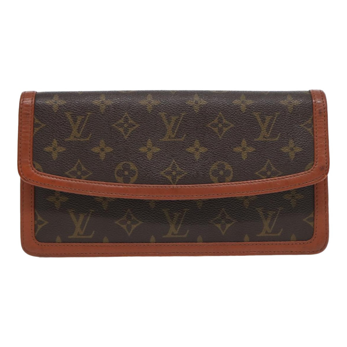 LOUIS VUITTON Monogram Pochette Dam PM Clutch Bag M51812 LV 82128
