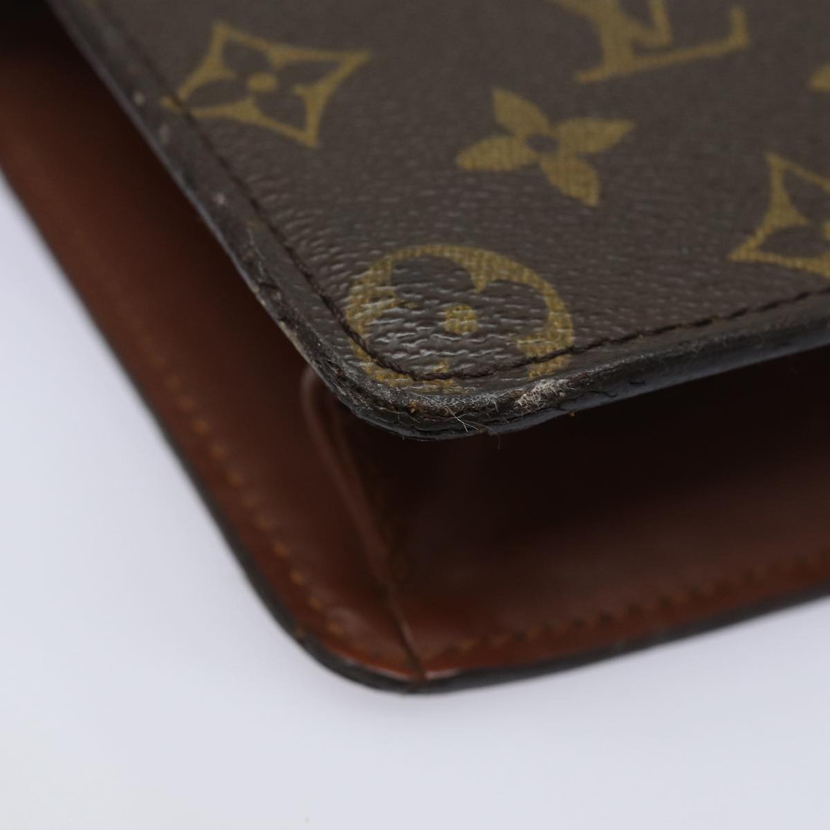 LOUIS VUITTON Monogram Pochette Homme Clutch Bag M51795 LV 82134