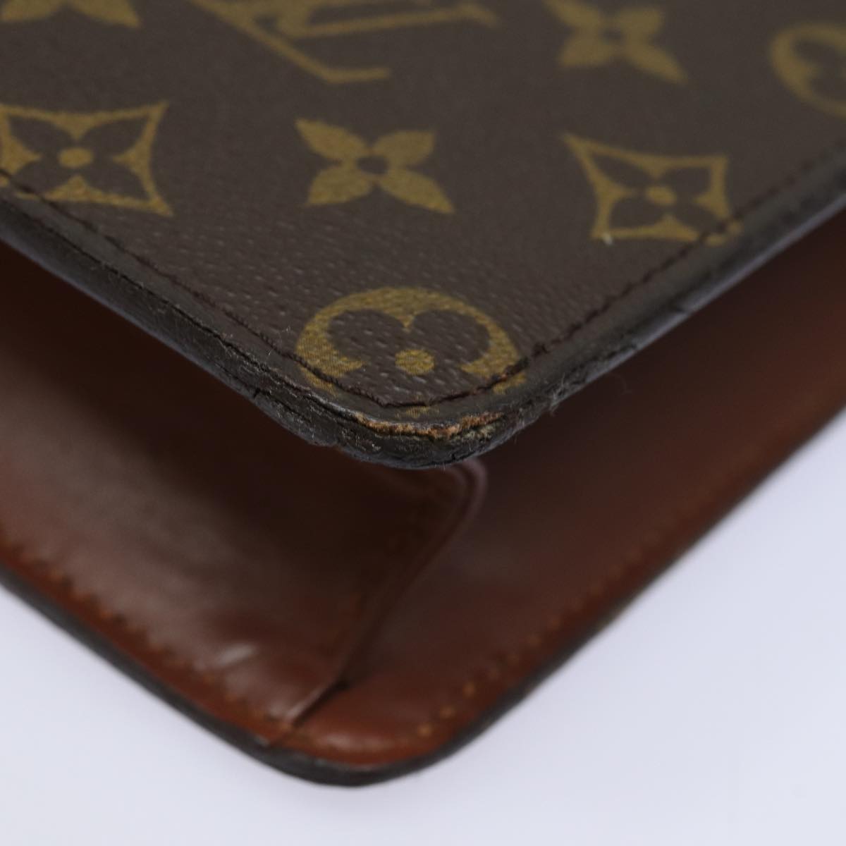 LOUIS VUITTON Monogram Pochette Homme Clutch Bag M51795 LV 82134