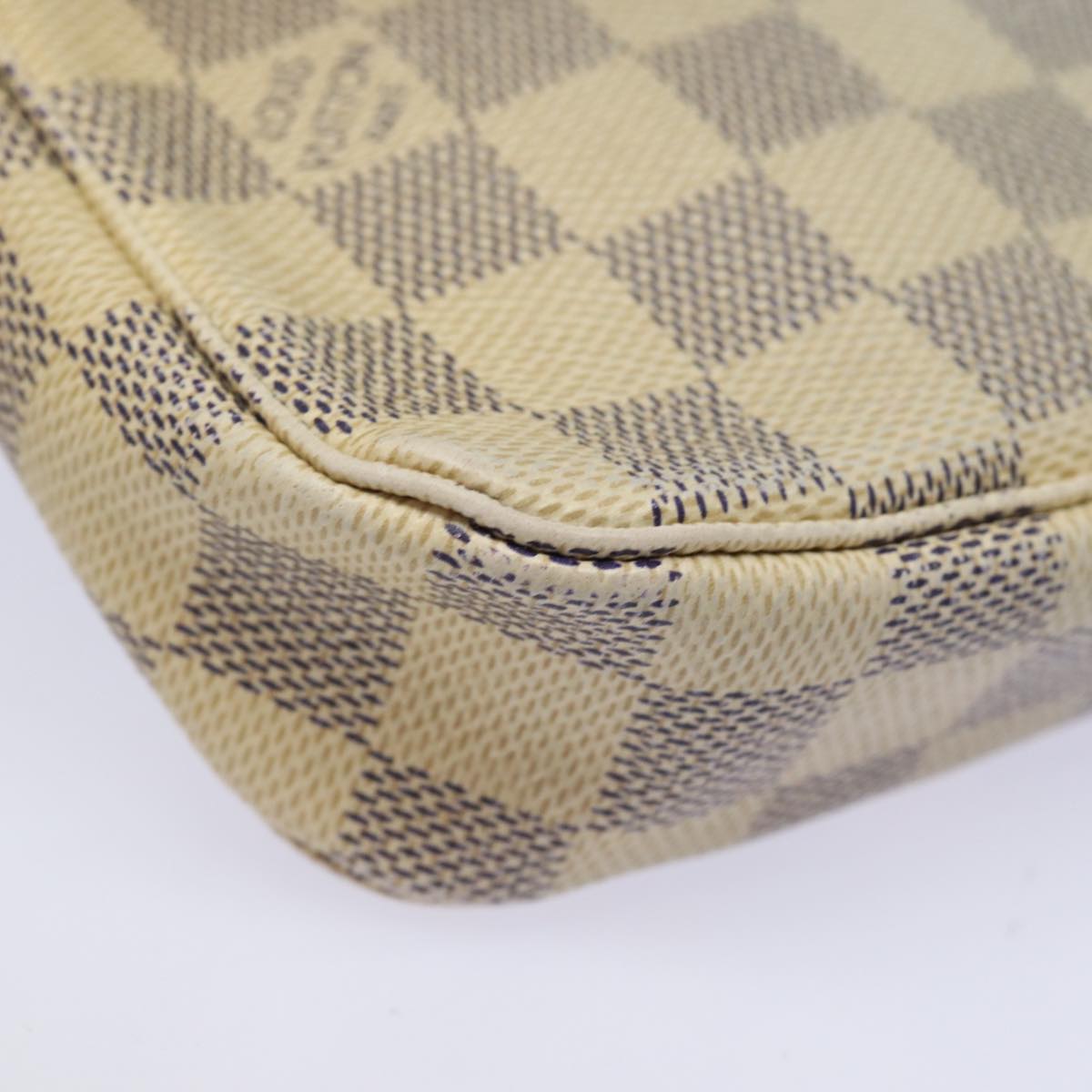 LOUIS VUITTON Damier Azur Pochette Accessoires Pouch N51986 LV 82139