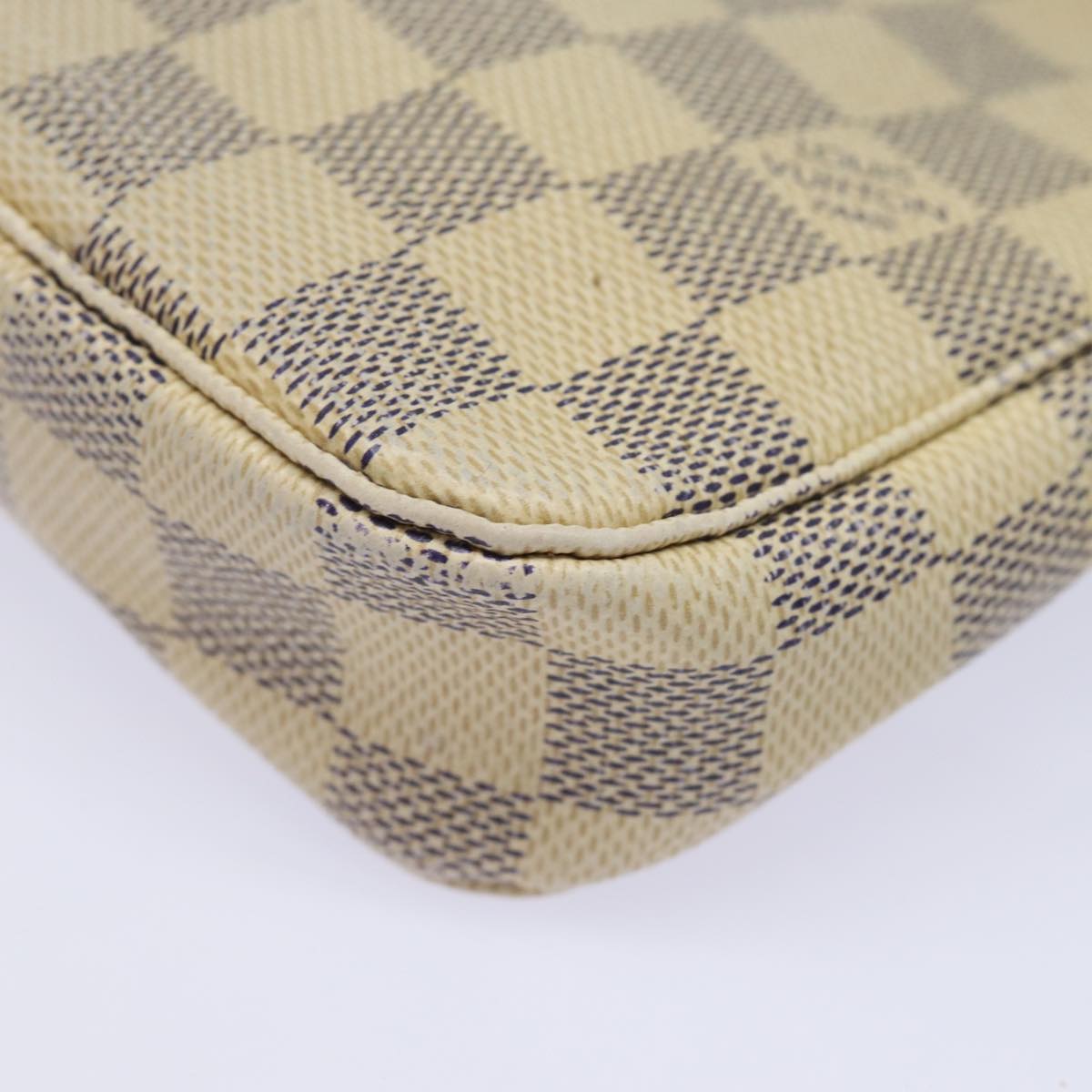 LOUIS VUITTON Damier Azur Pochette Accessoires Pouch N51986 LV 82139