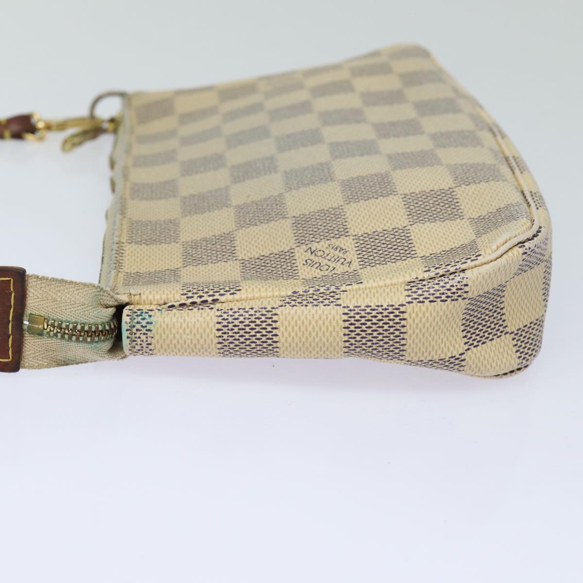 LOUIS VUITTON Damier Azur Pochette Accessoires Pouch N51986 LV 82139