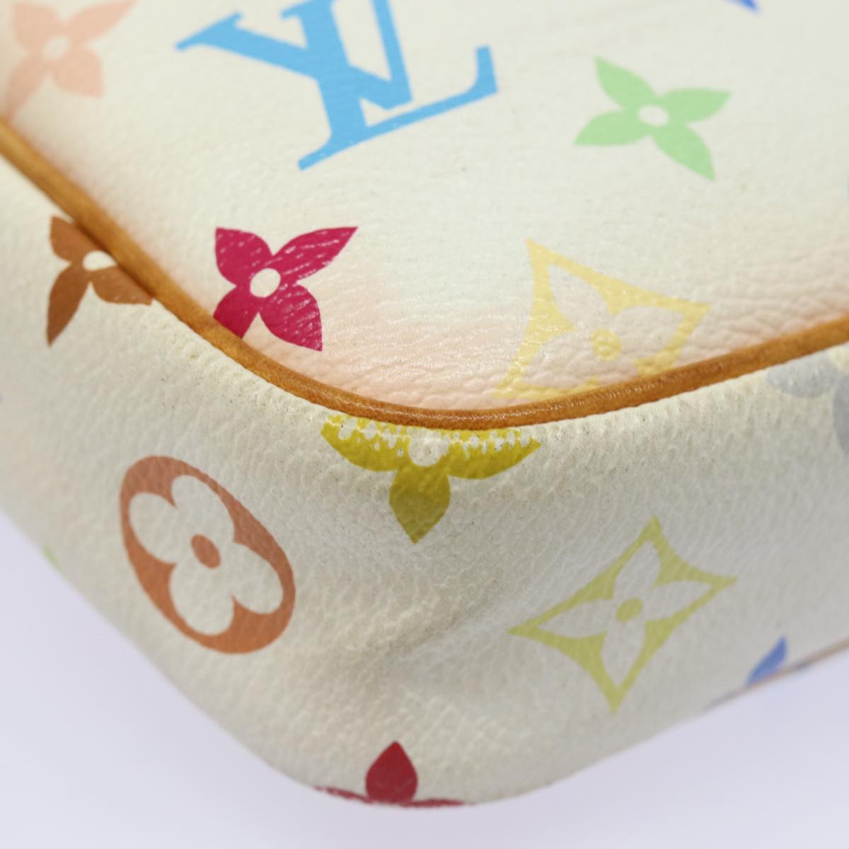 LOUIS VUITTON Monogram Multicolor lift Shoulder Bag White M40055 LV 82140