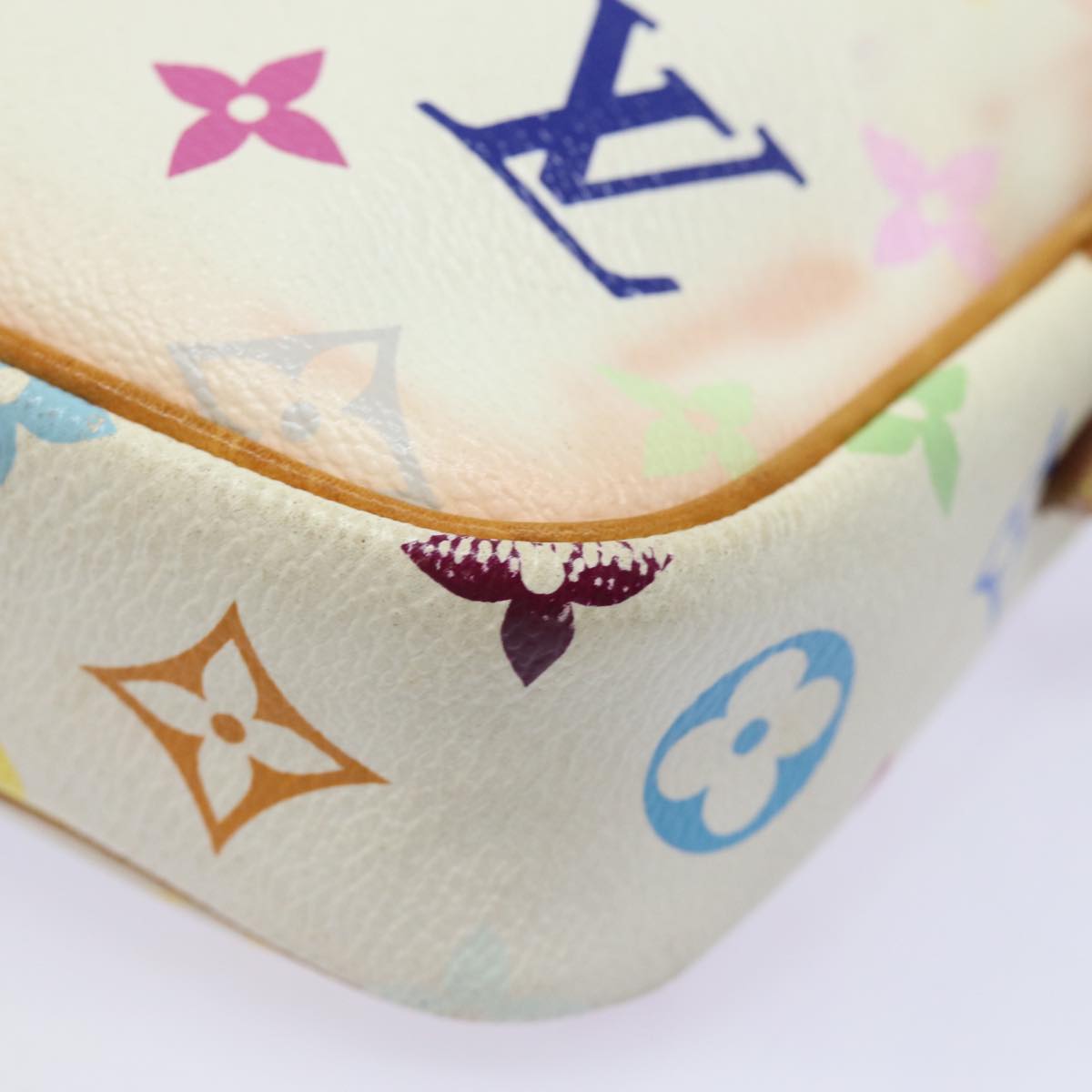 LOUIS VUITTON Monogram Multicolor lift Shoulder Bag White M40055 LV 82140