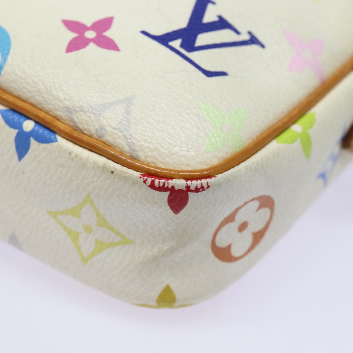LOUIS VUITTON Monogram Multicolor lift Shoulder Bag White M40055 LV 82140
