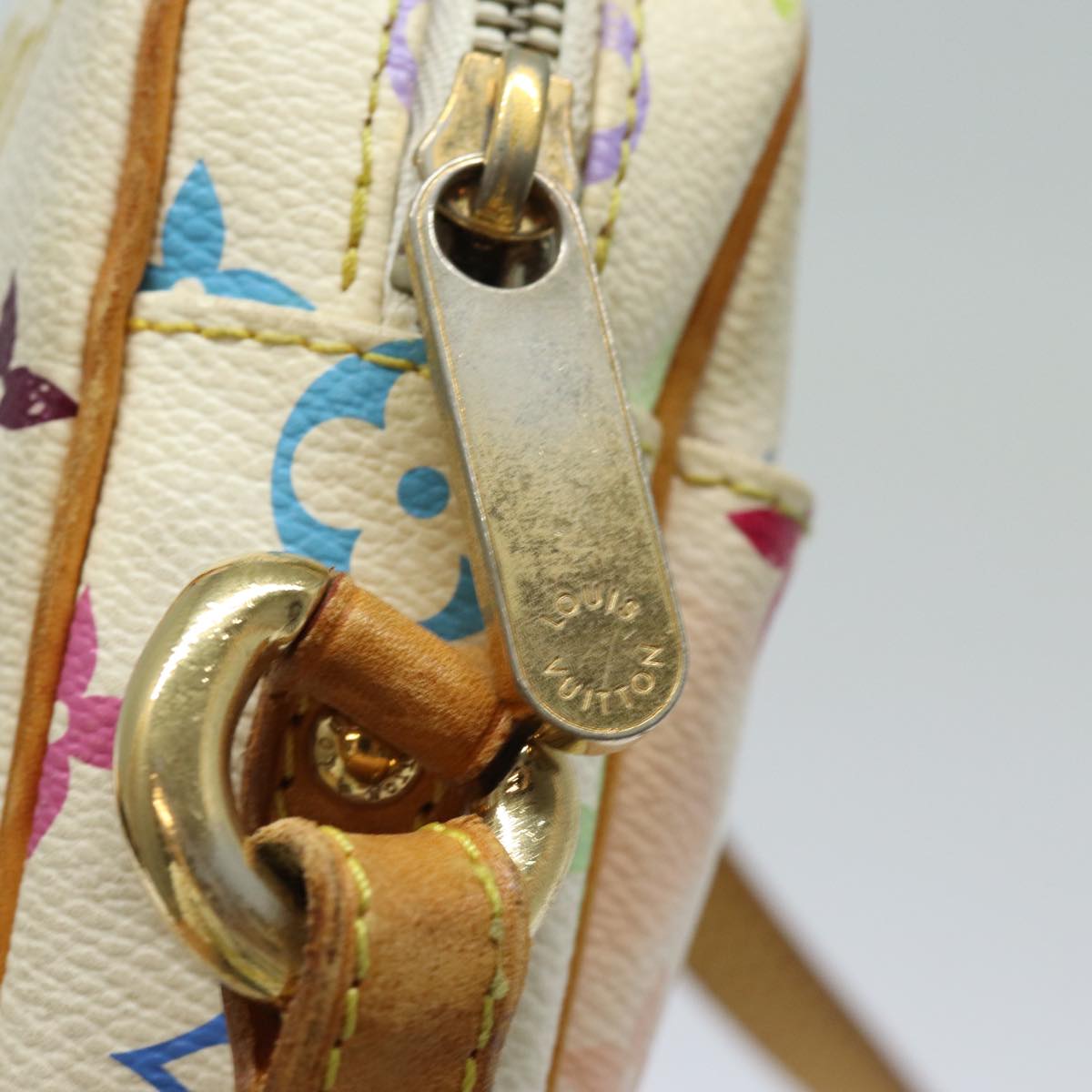 LOUIS VUITTON Monogram Multicolor lift Shoulder Bag White M40055 LV 82140