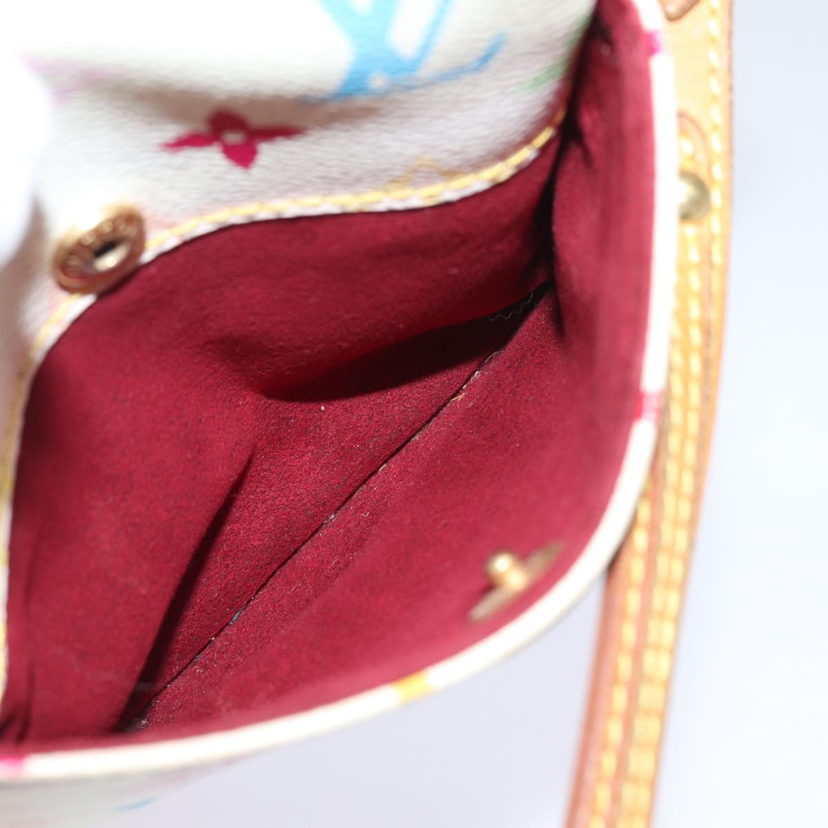 LOUIS VUITTON Monogram Multicolor lift Shoulder Bag White M40055 LV 82140