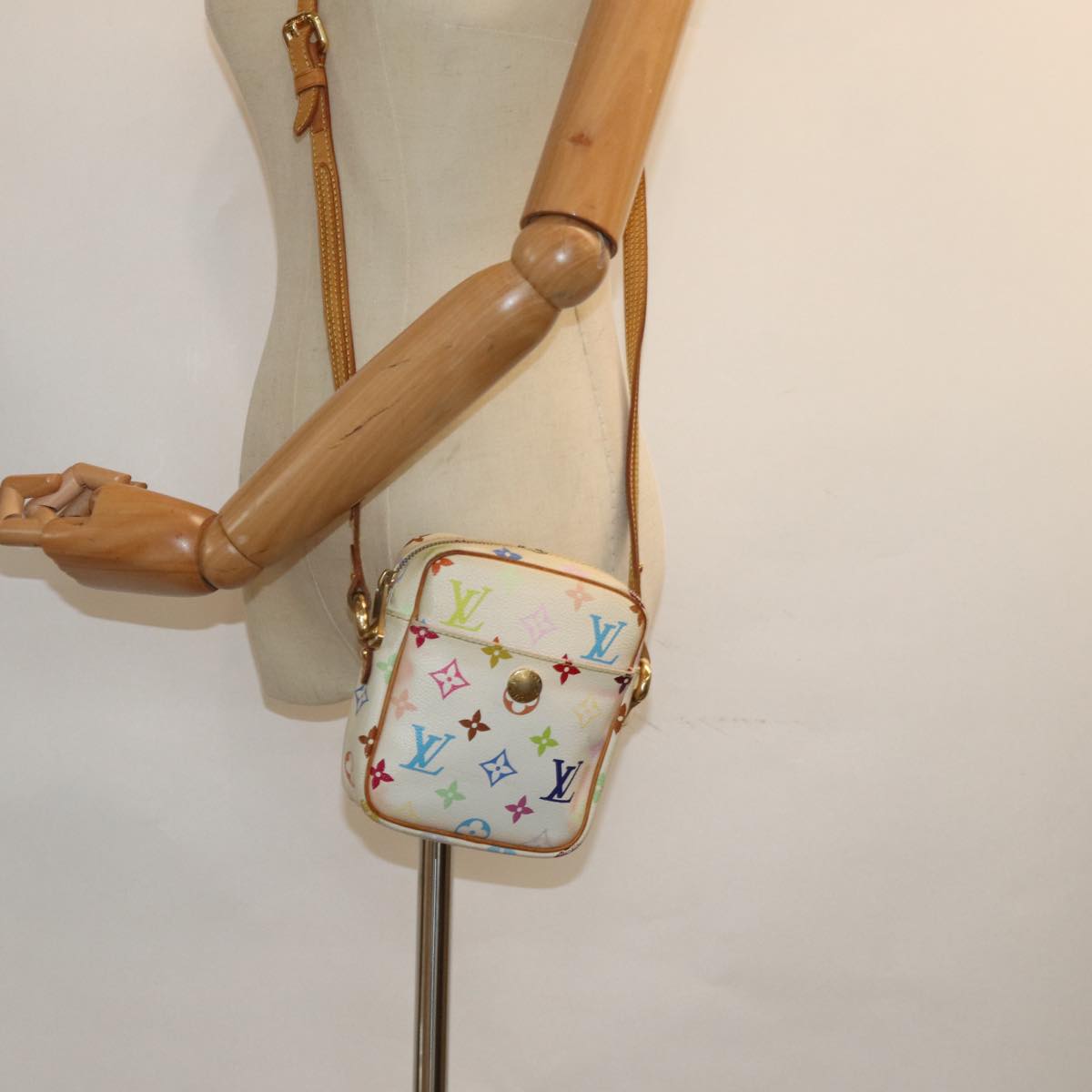 LOUIS VUITTON Monogram Multicolor lift Shoulder Bag White M40055 LV 82140