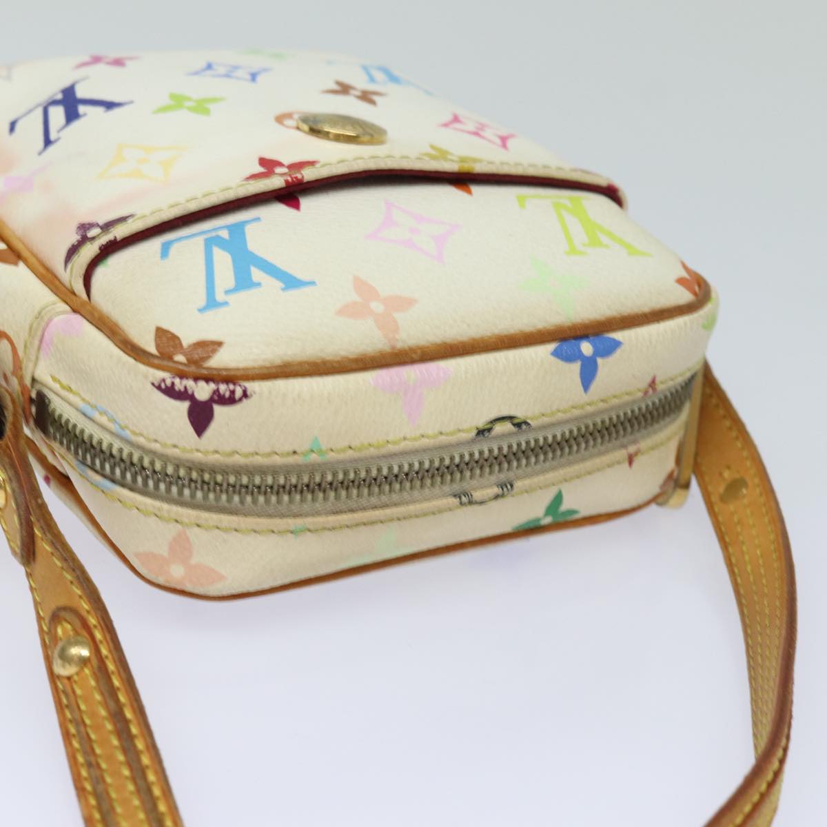 LOUIS VUITTON Monogram Multicolor lift Shoulder Bag White M40055 LV 82140