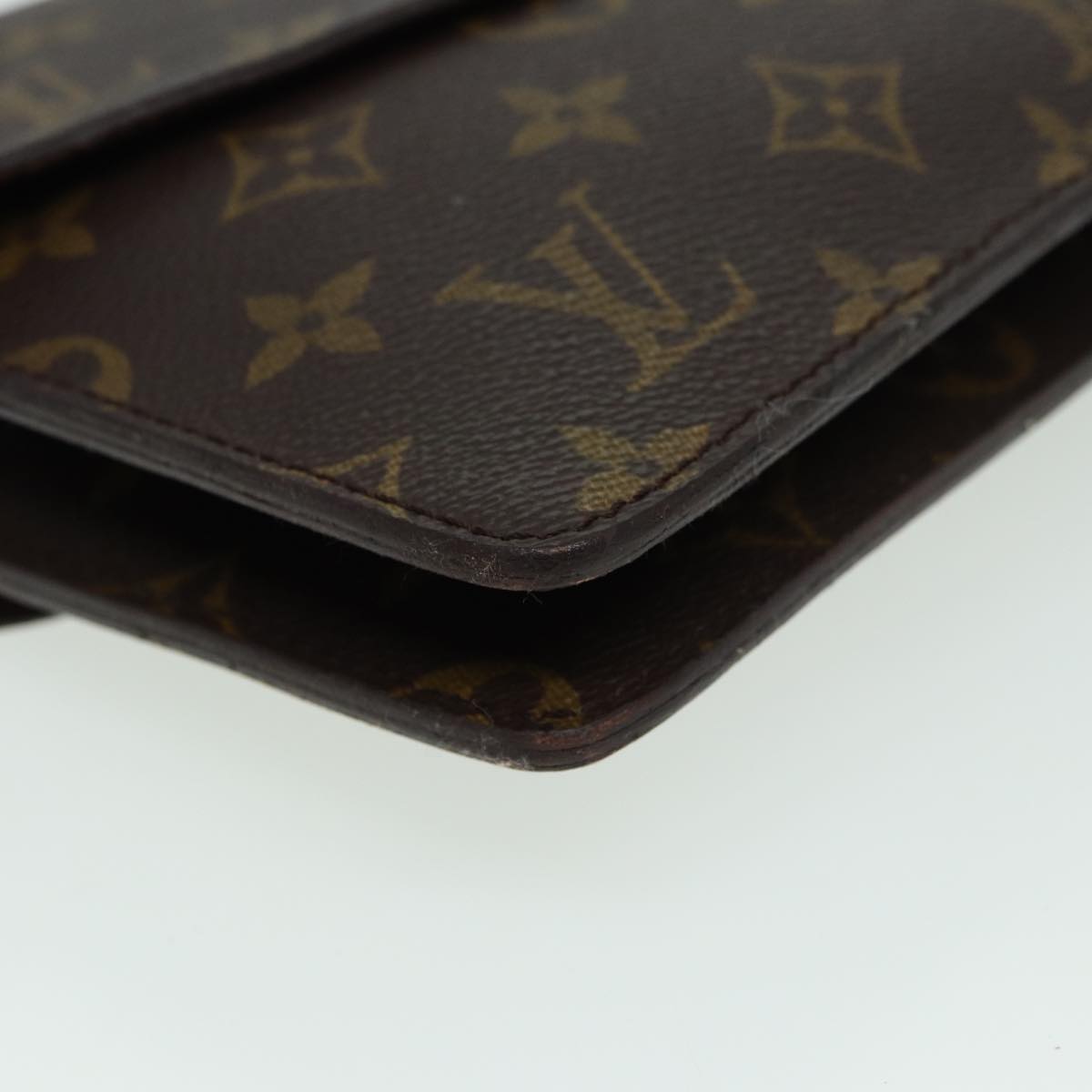 LOUIS VUITTON Monogram Double Rabat Shoulder Bag M51815 LV 82141