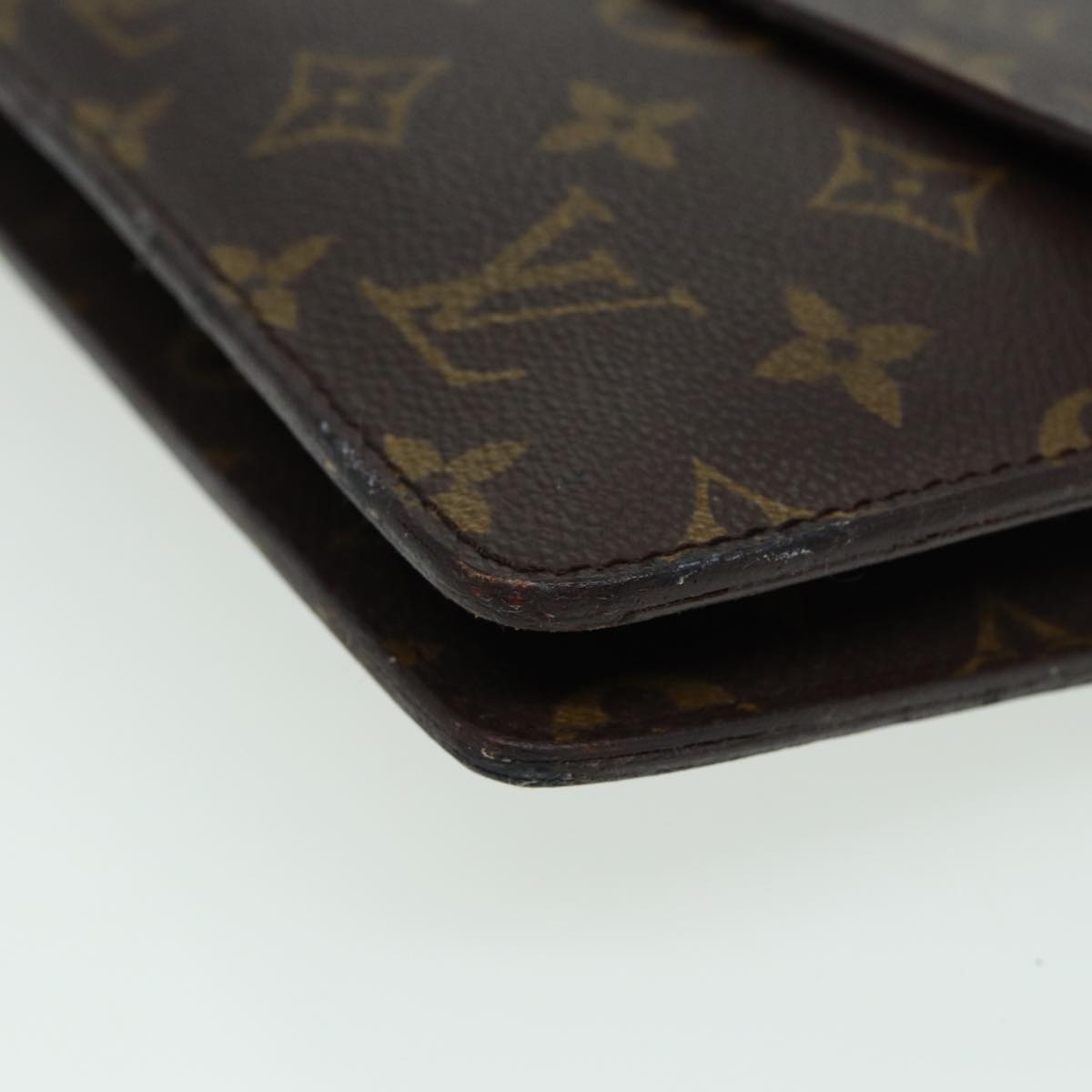 LOUIS VUITTON Monogram Double Rabat Shoulder Bag M51815 LV 82141