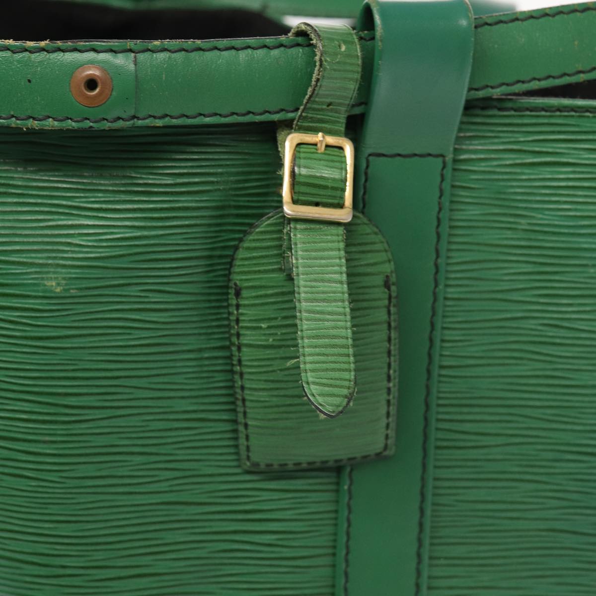 LOUIS VUITTON Epi Randonnee GM Shoulder Bag Green M43084 LV 82149