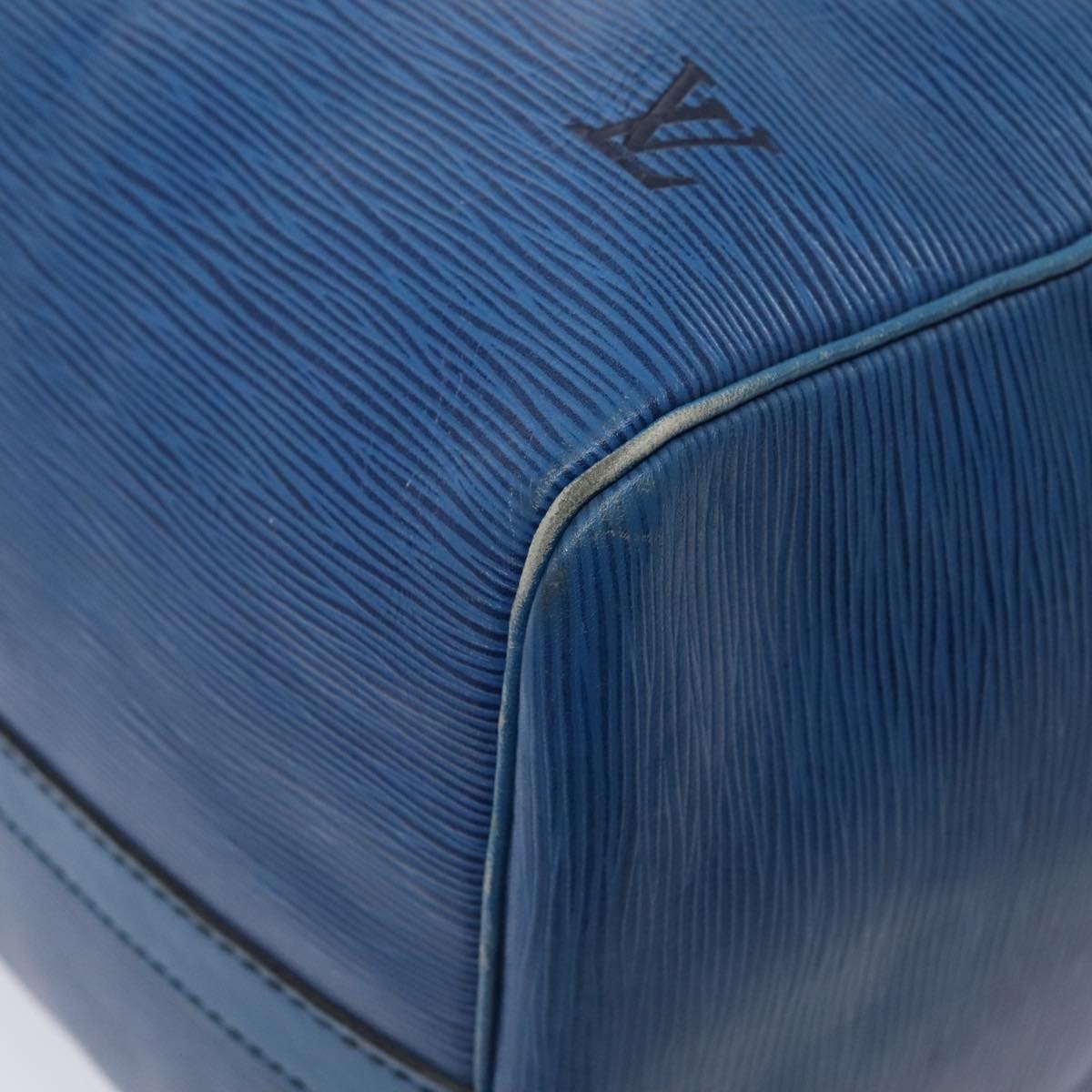 LOUIS VUITTON Epi Keepall 55 Boston Bag Vintage Blue M42955 LV 82152