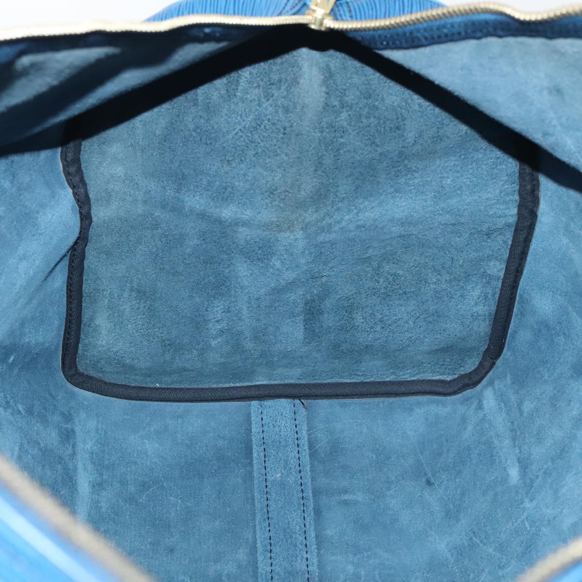 LOUIS VUITTON Epi Keepall 55 Boston Bag Vintage Blue M42955 LV 82152