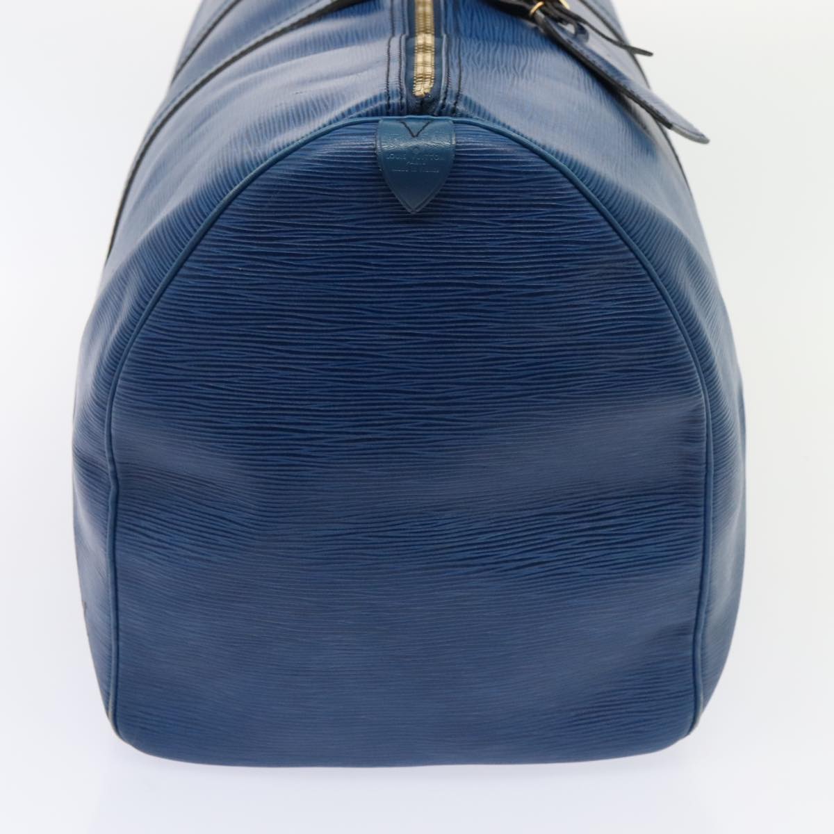 LOUIS VUITTON Epi Keepall 55 Boston Bag Vintage Blue M42955 LV 82152