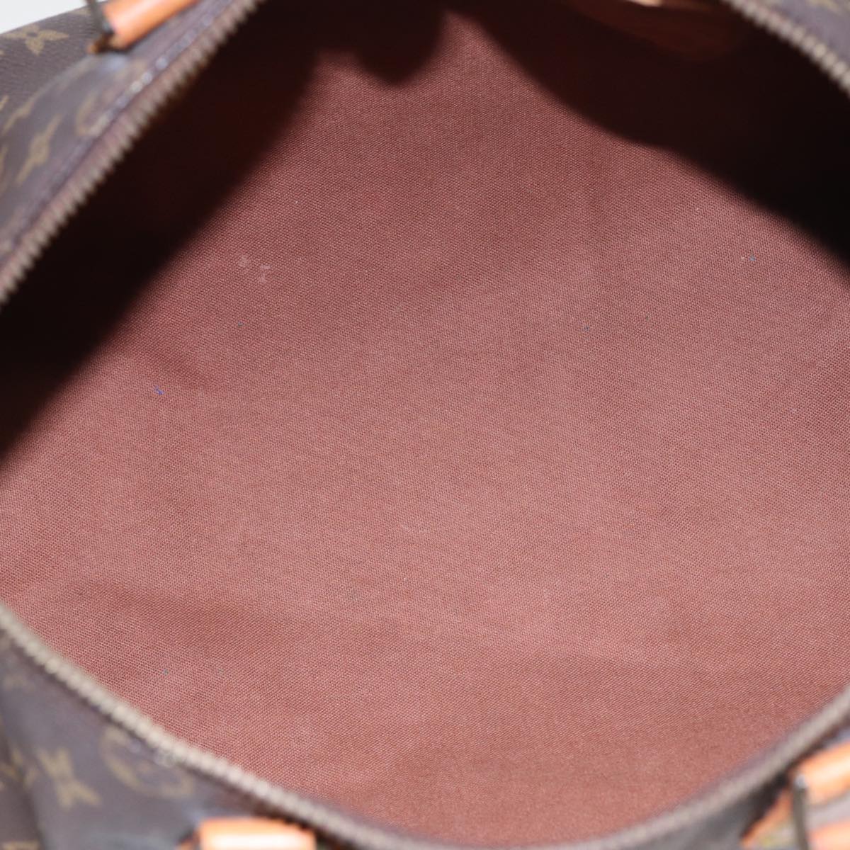 LOUIS VUITTON Monogram Speedy 35 Hand Bag M41524 LV 82156