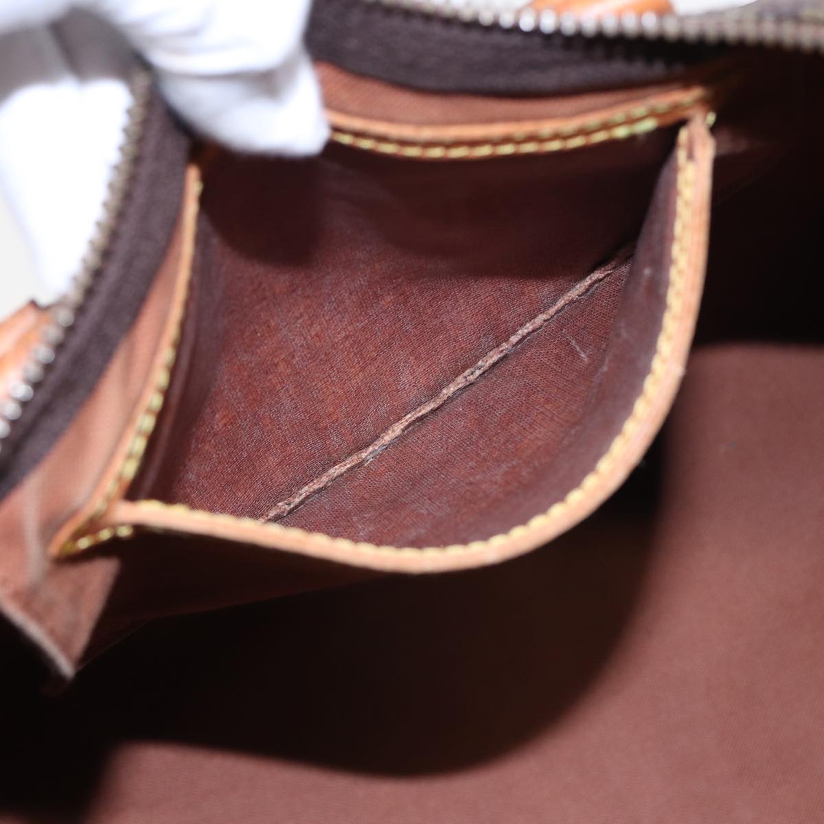 LOUIS VUITTON Monogram Speedy 35 Hand Bag M41524 LV 82156